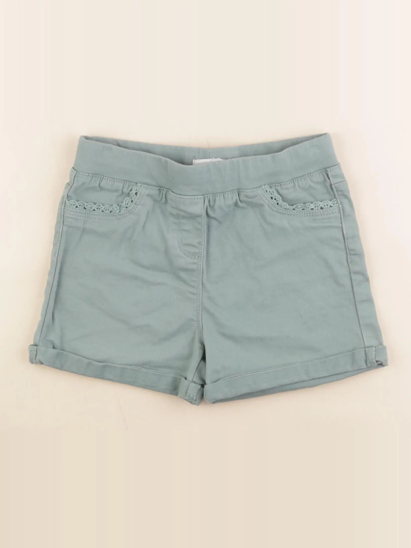 Vertbaudet - short vert - 8 ans