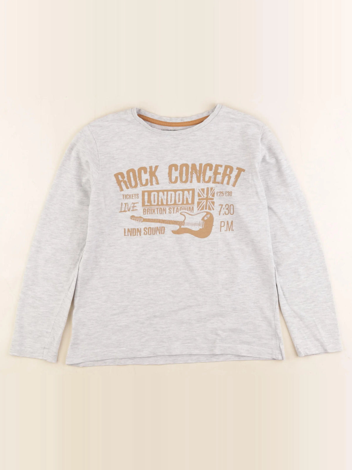 Vertbaudet - tee-shirt gris - 10 ans