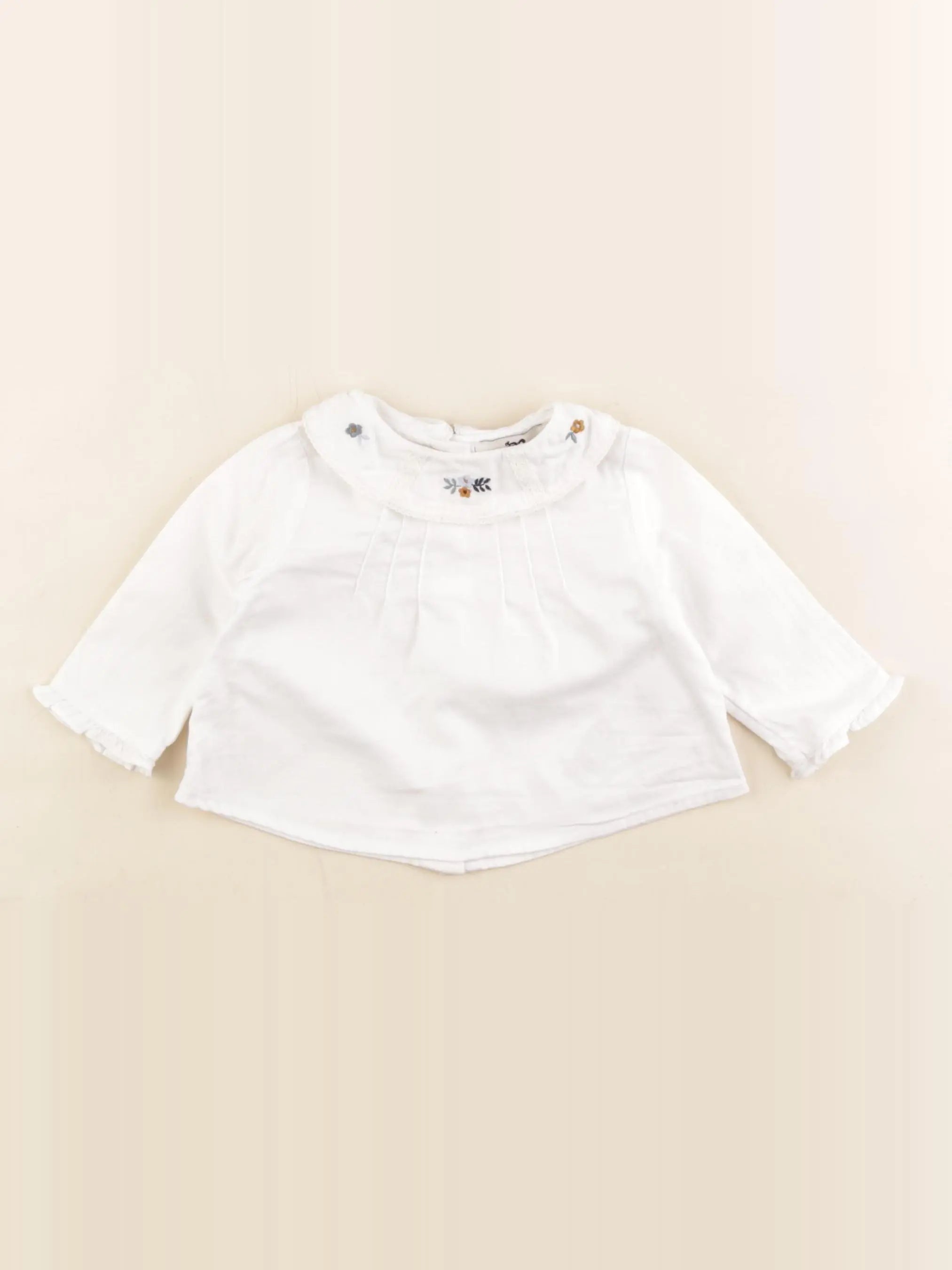 Cyrillus - blouse blanc - 3 mois