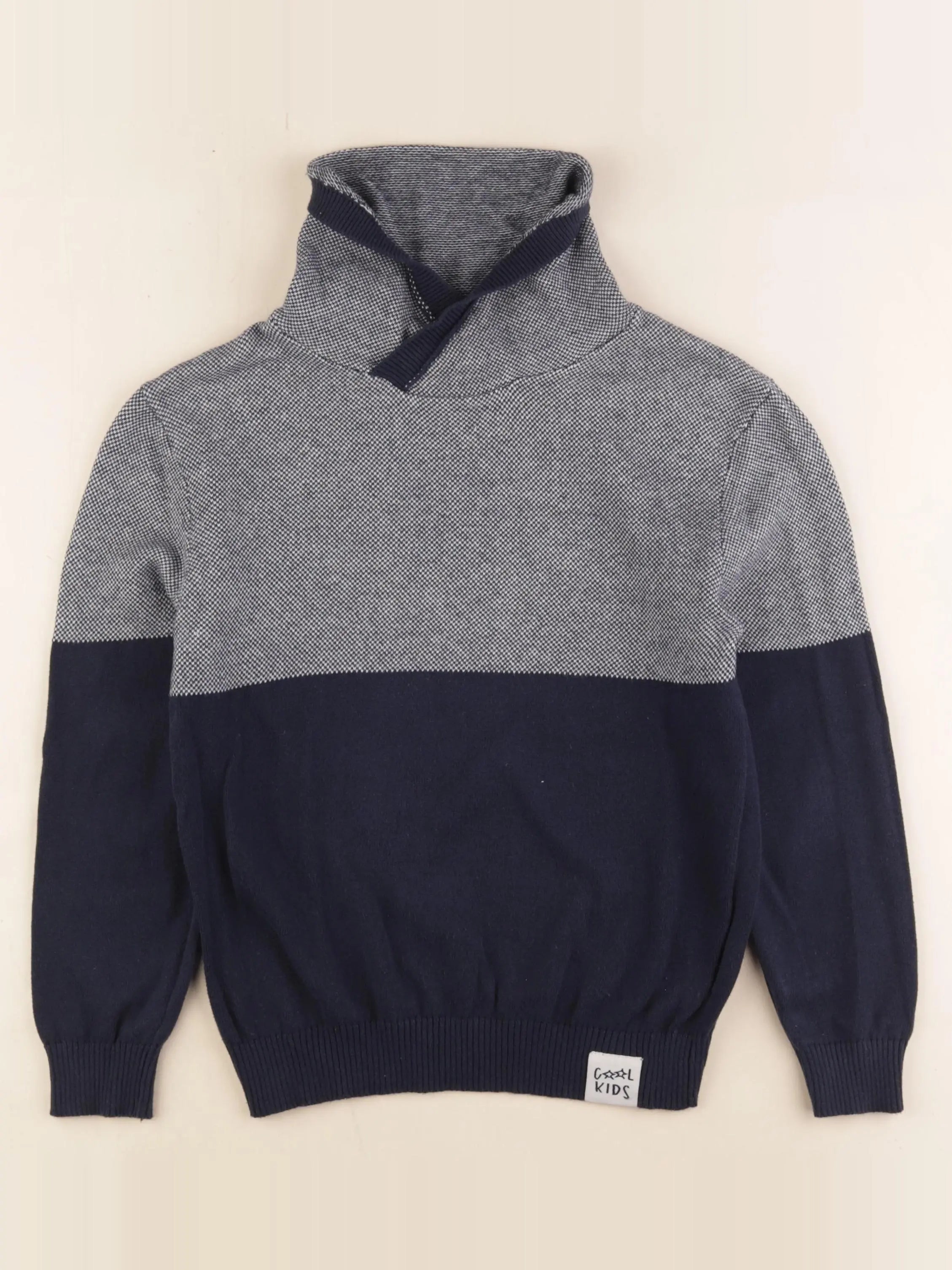 Vertbaudet - pull bleu - 10 ans