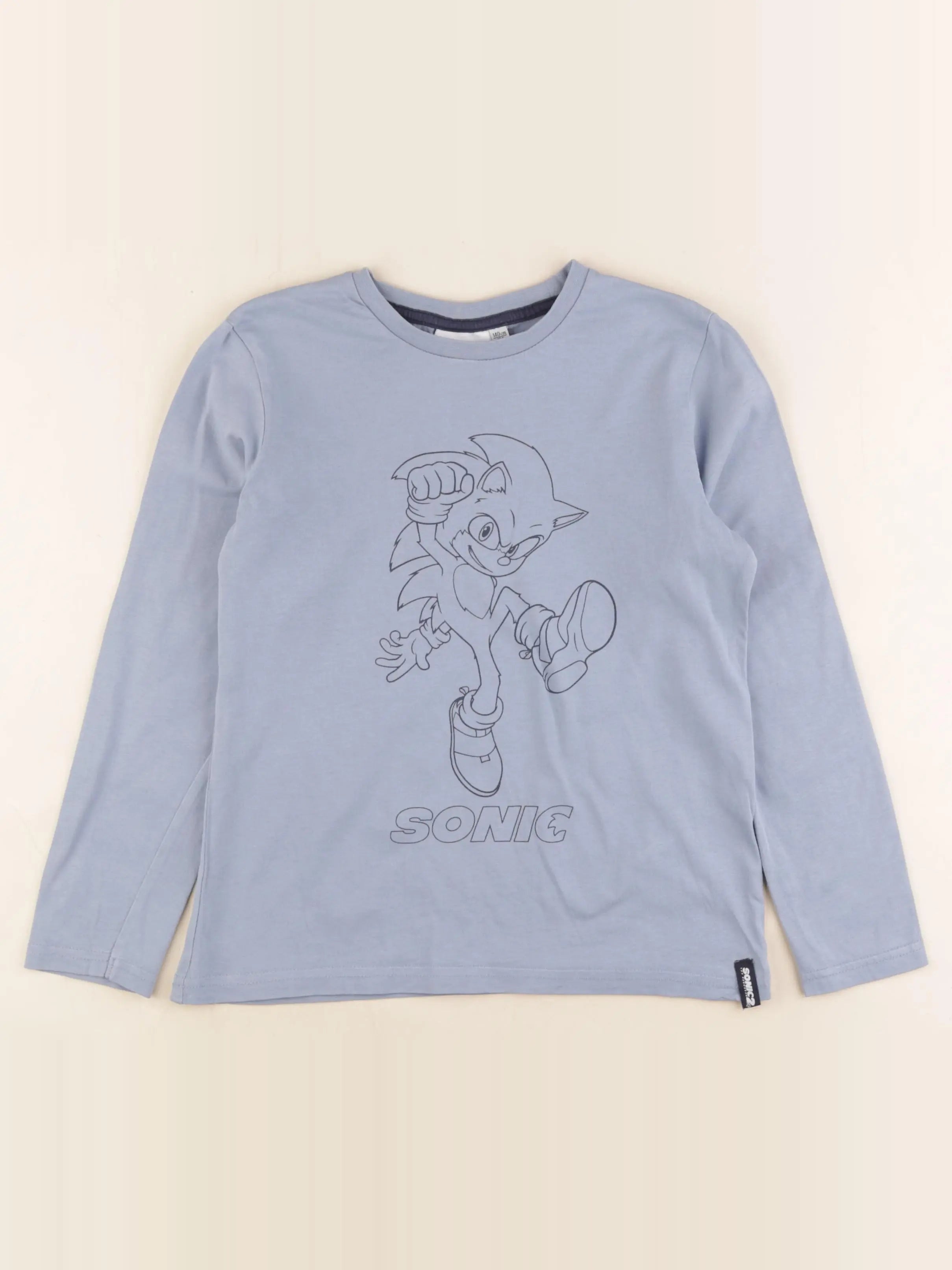 Vertbaudet - tee-shirt bleu - 10 ans