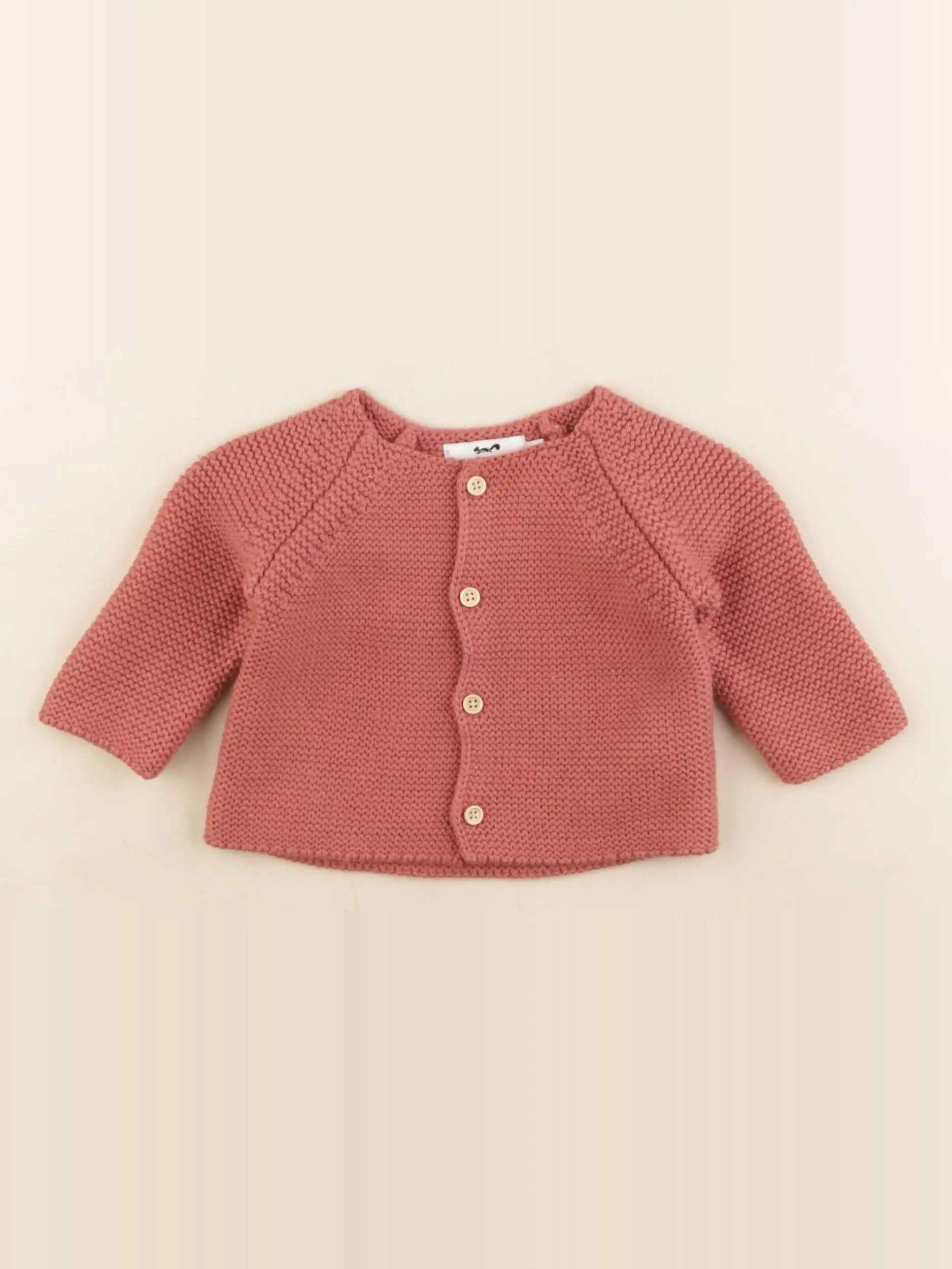 Cyrillus - gilet rose - 3 mois