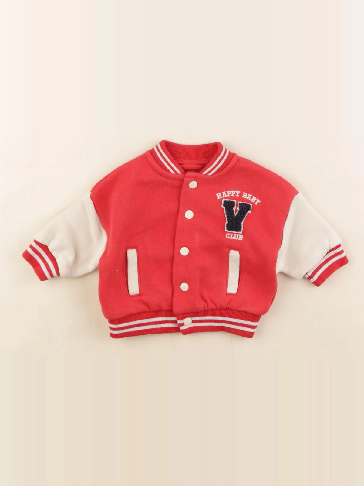 Vertbaudet - veste rouge - 3 mois