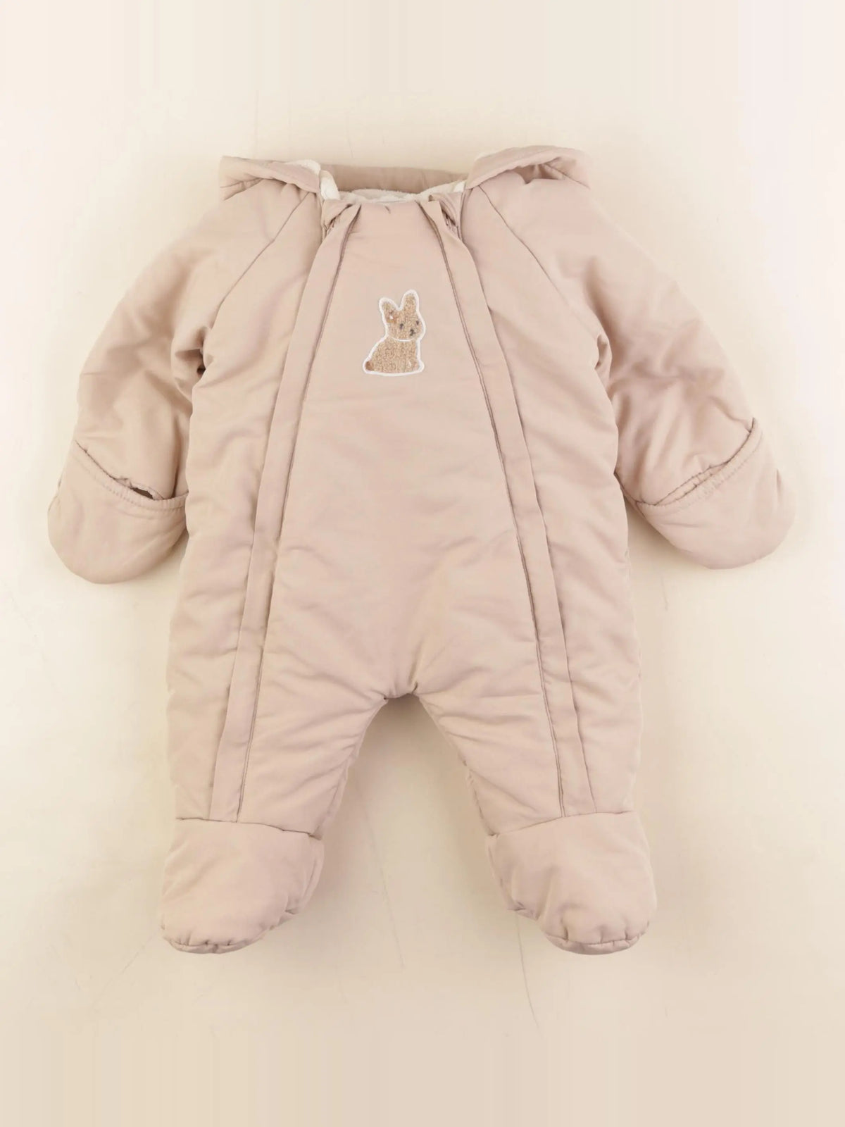 Vertbaudet - combi-pilote beige - 3 mois