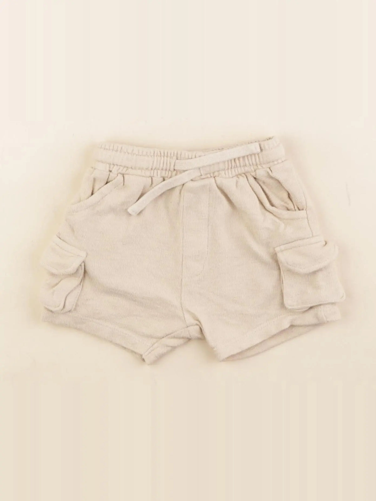 Vertbaudet - short beige - 3 mois