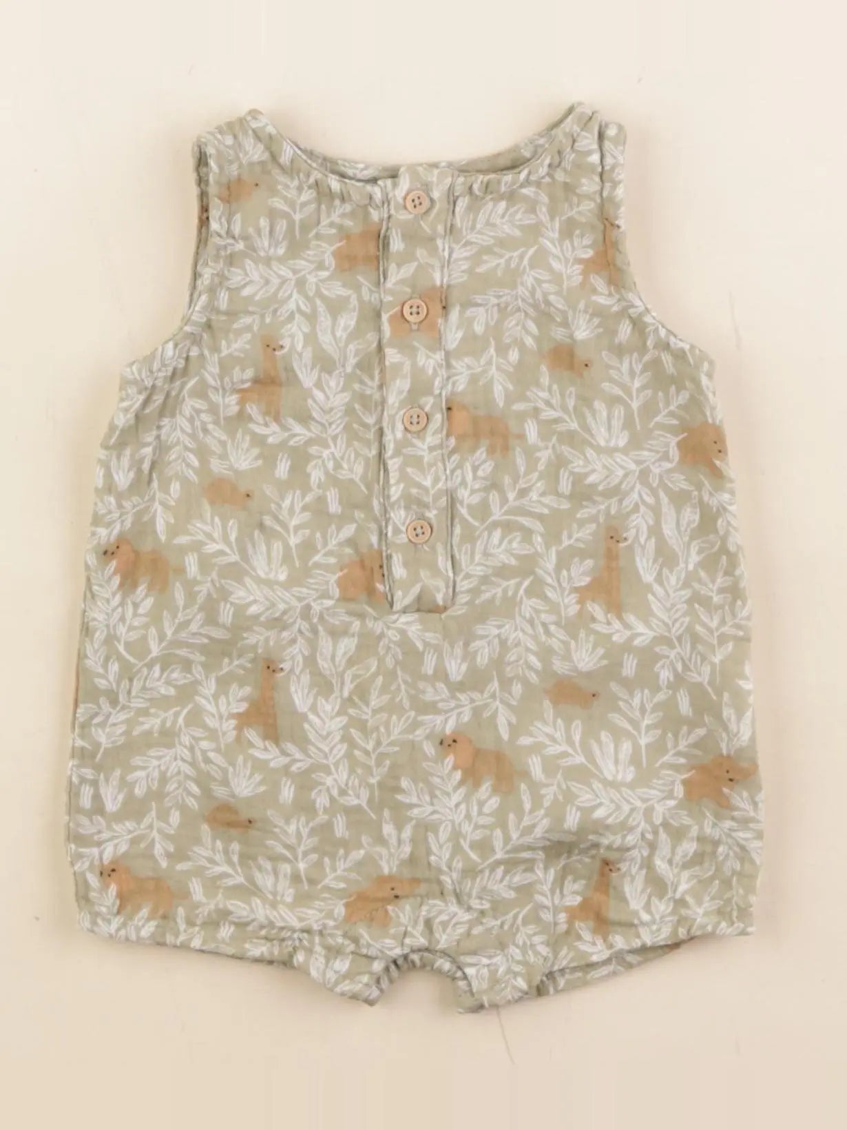 Vertbaudet - combinaison vert - 3 mois