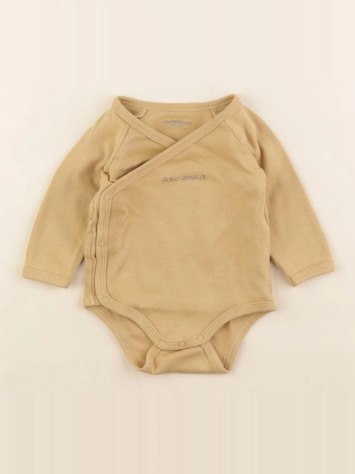 Vertbaudet - body jaune - 3 mois