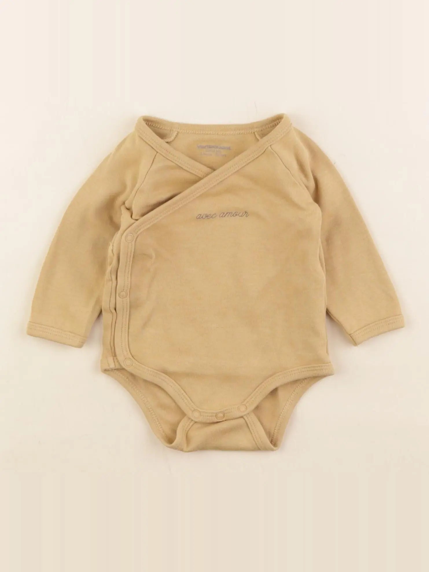 Vertbaudet - body jaune - 3 mois