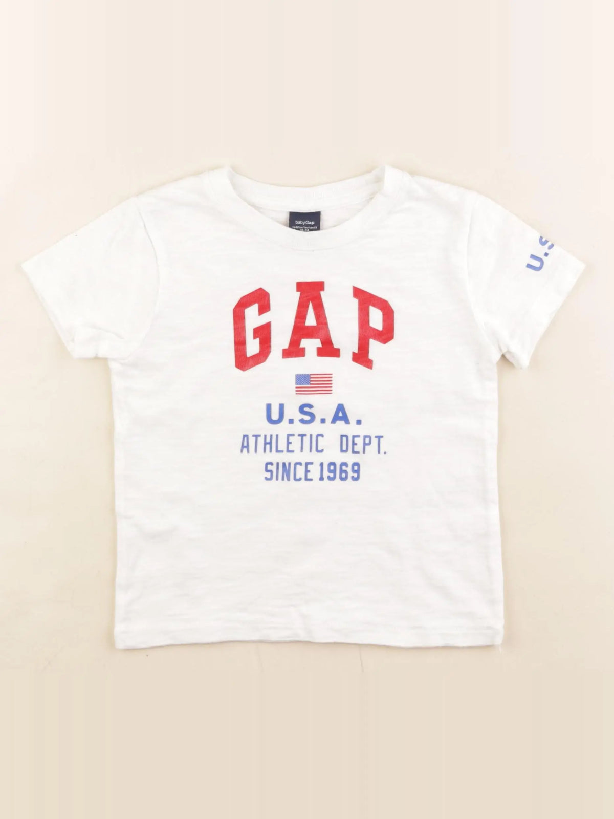GAP - tee-shirt blanc - 18/24 mois