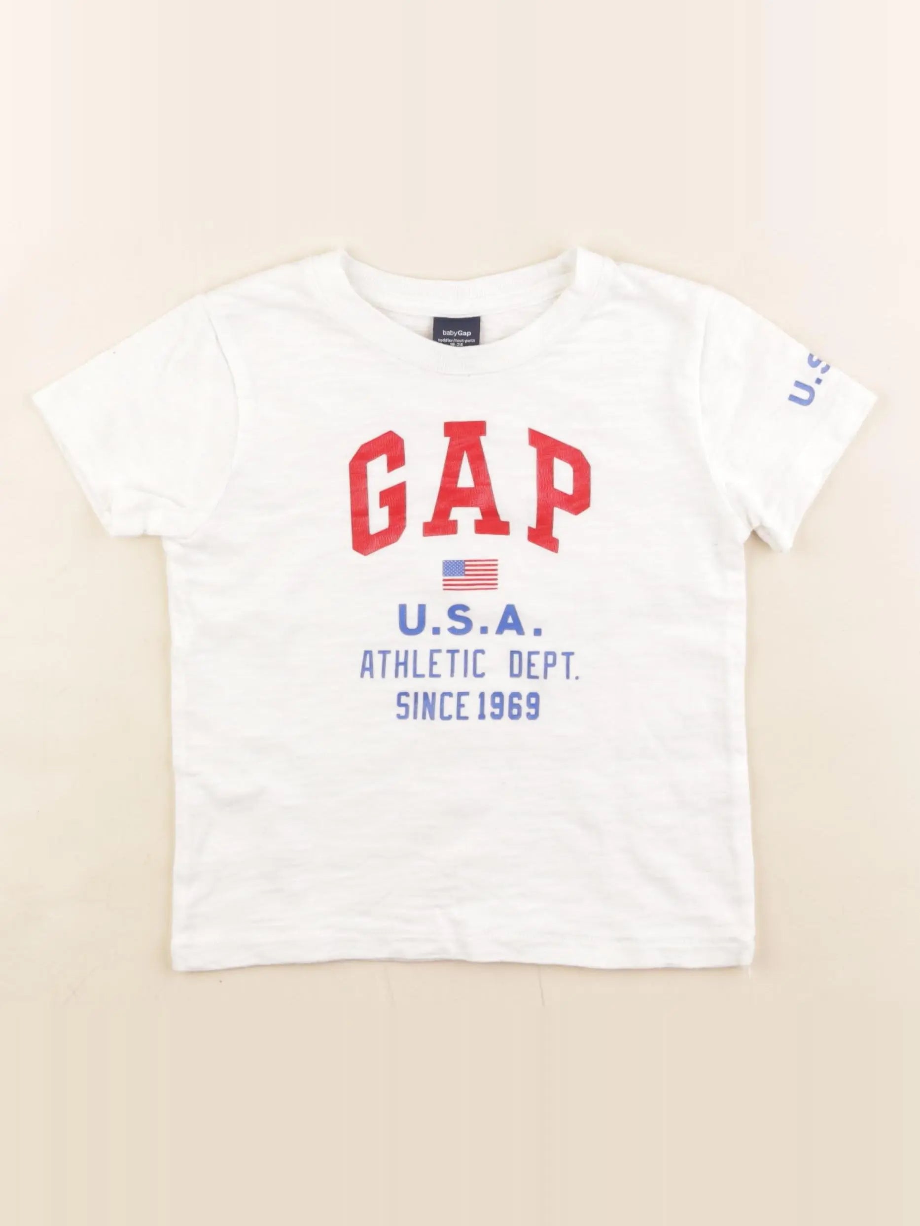 GAP - tee-shirt blanc - 18/24 mois