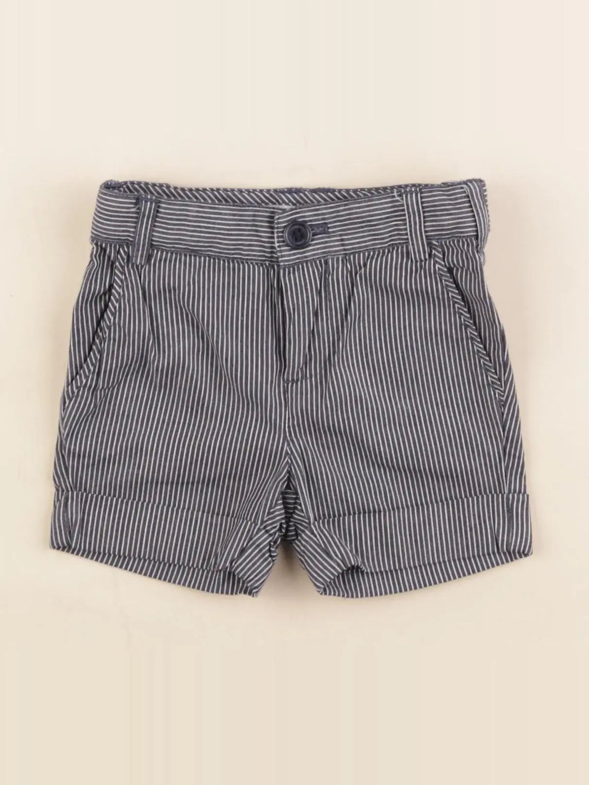 Jacadi - short bleu - 6 mois