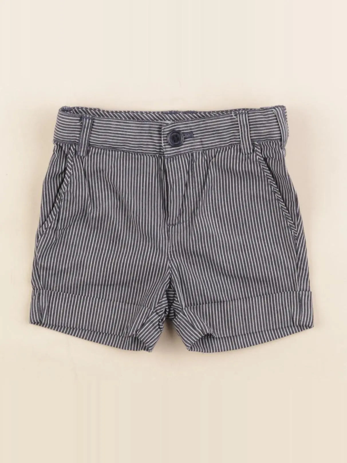 Jacadi - short bleu - 6 mois