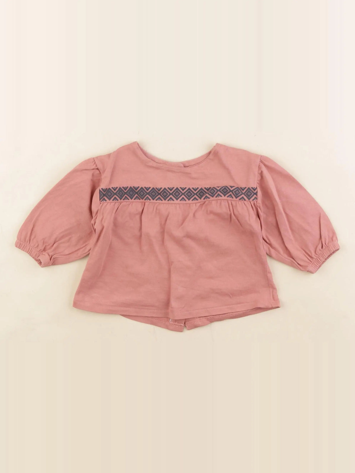 Vertbaudet - tee-shirt rose - 3 mois