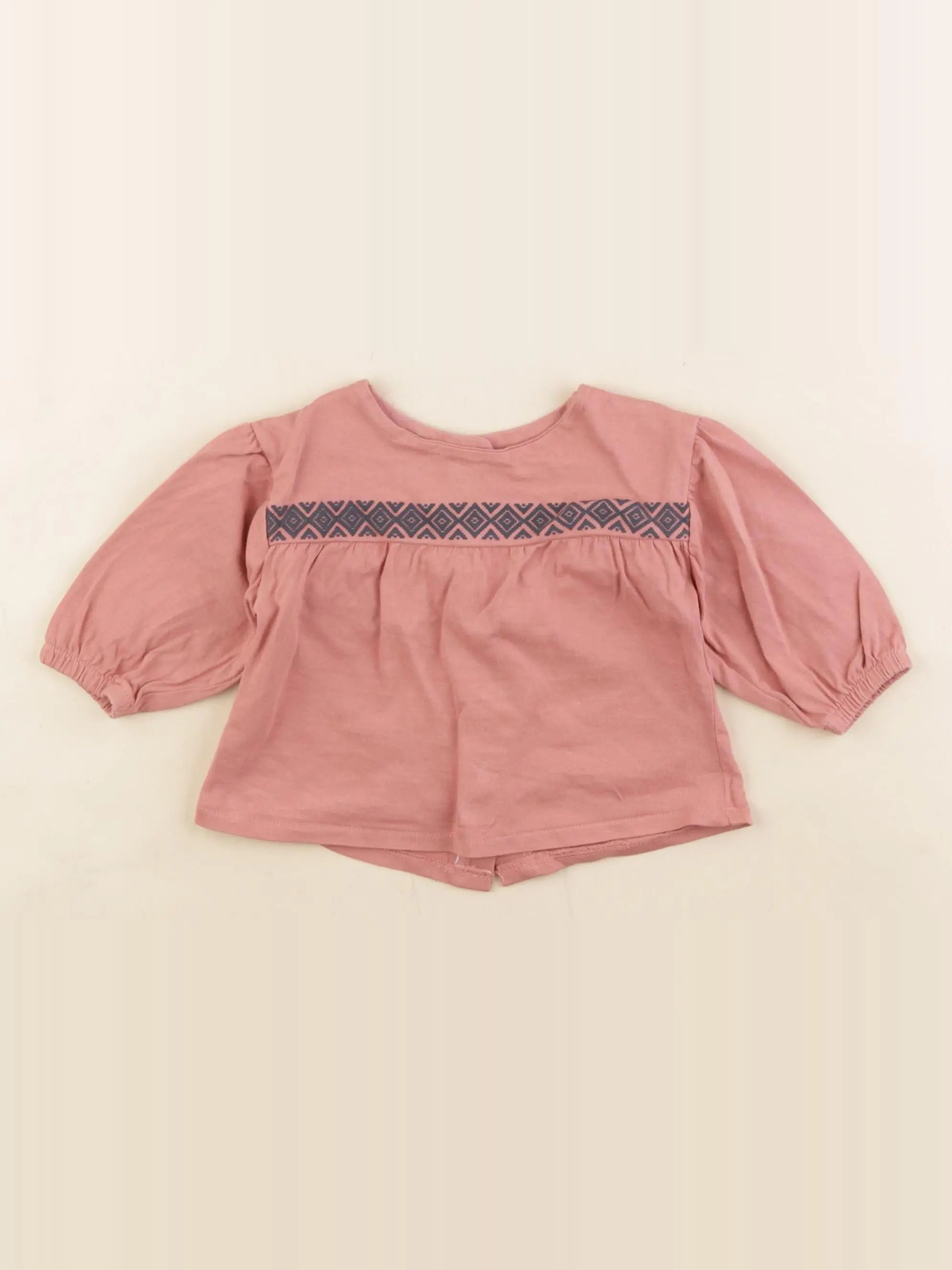 Vertbaudet - tee-shirt rose - 3 mois
