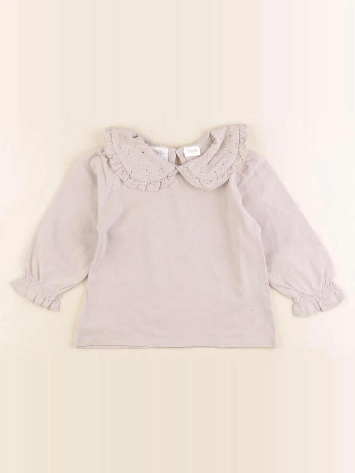 Zara - tee-shirt marron - 12/18 mois