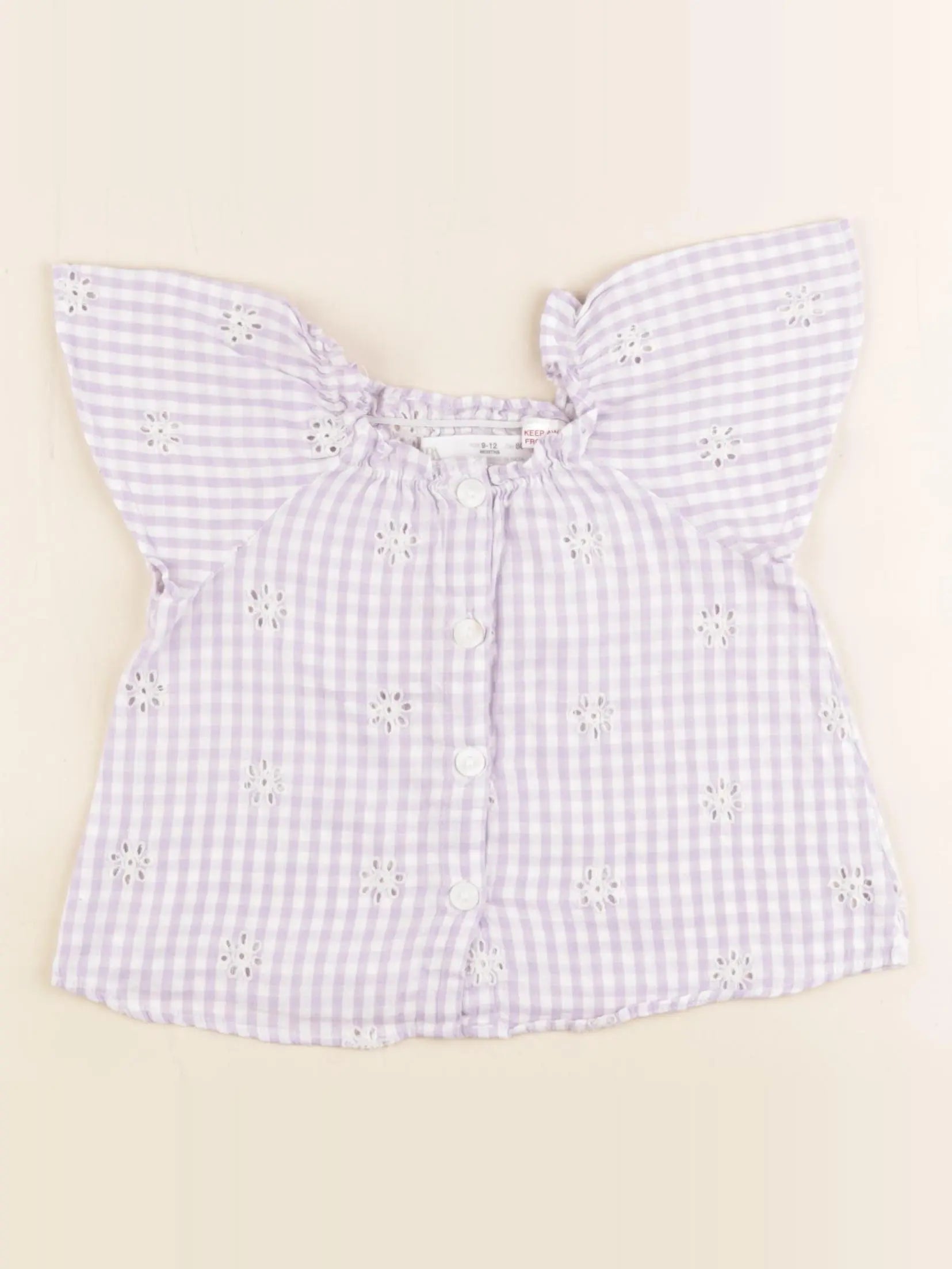 Zara - blouse violet - 9/12 mois
