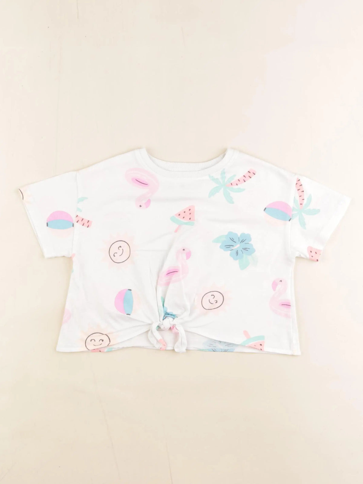 Zara - tee-shirt blanc, multicolore - 18/24 mois