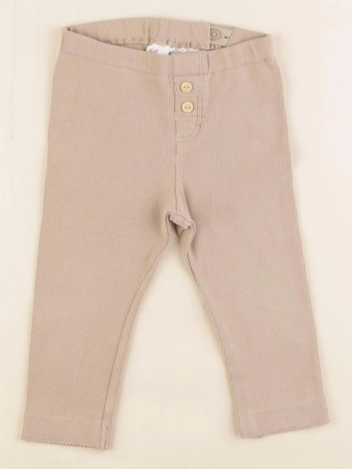 H&M - legging marron - 12/18 mois