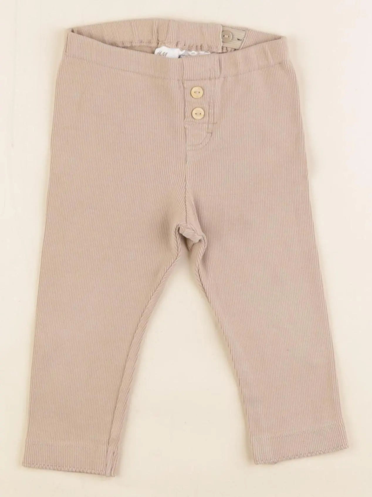 H&M - legging marron - 12/18 mois