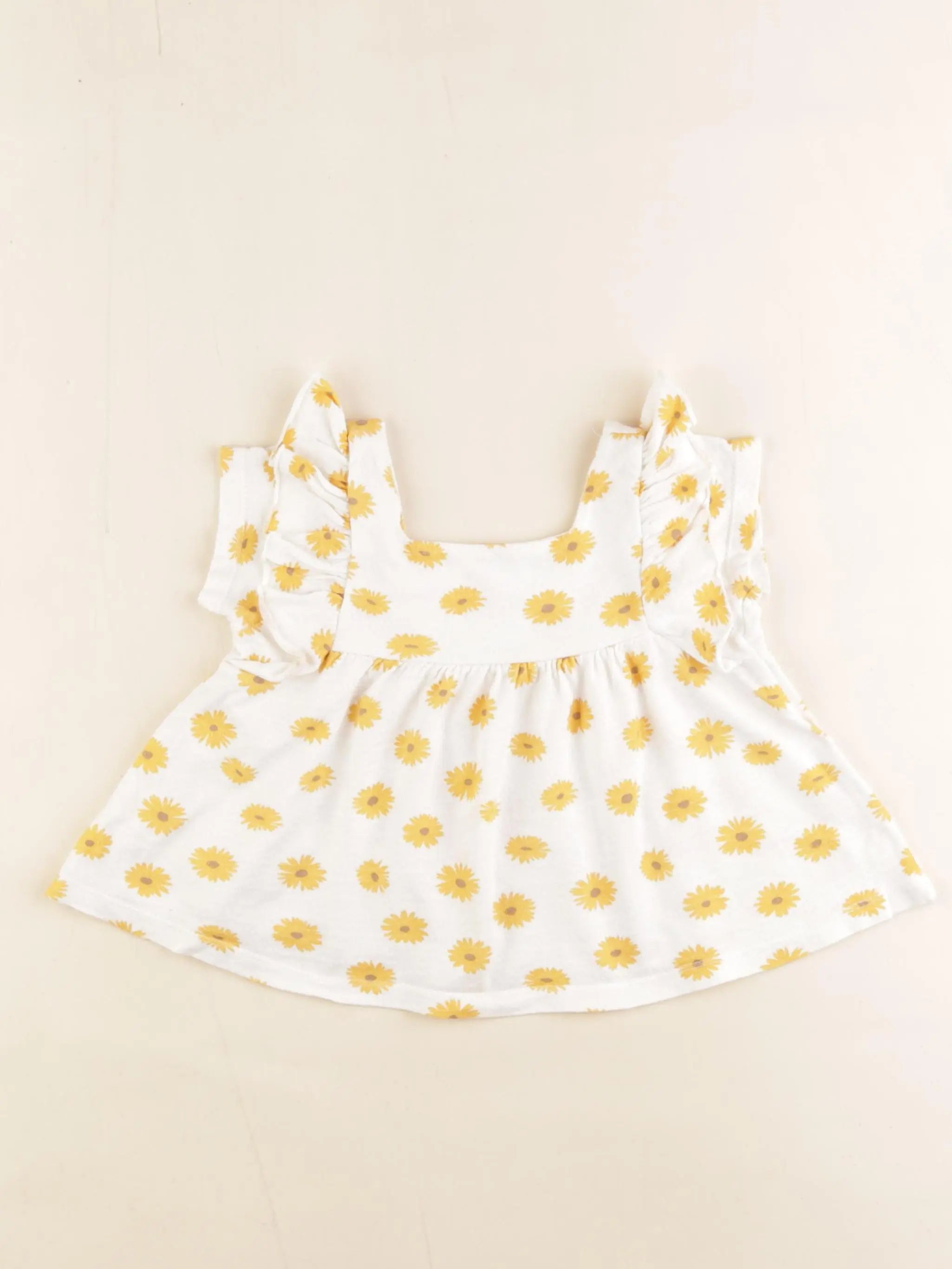 Zara - blouse blanc, jaune - 12/18 mois