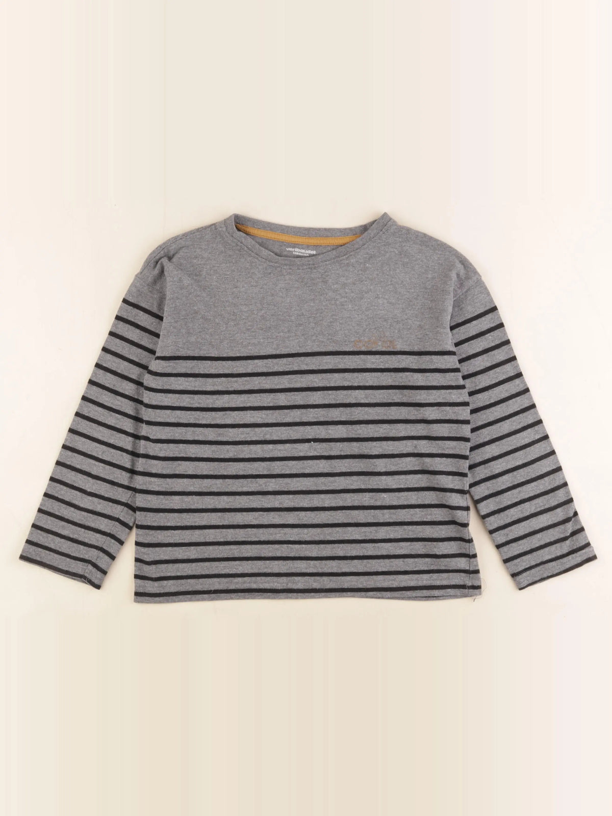 Vertbaudet - tee-shirt gris - 8 ans