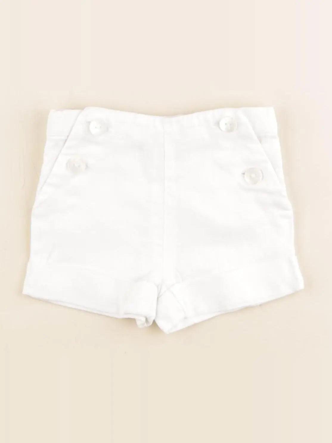 Jacadi - short blanc - 3 mois