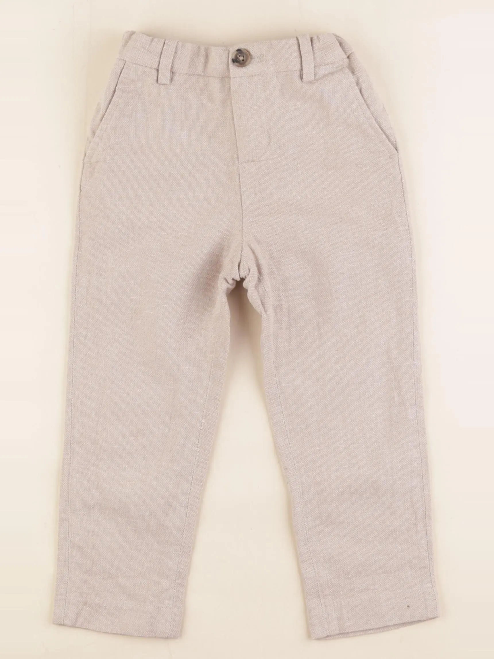 H&M - pantalon marron - 2/3 ans