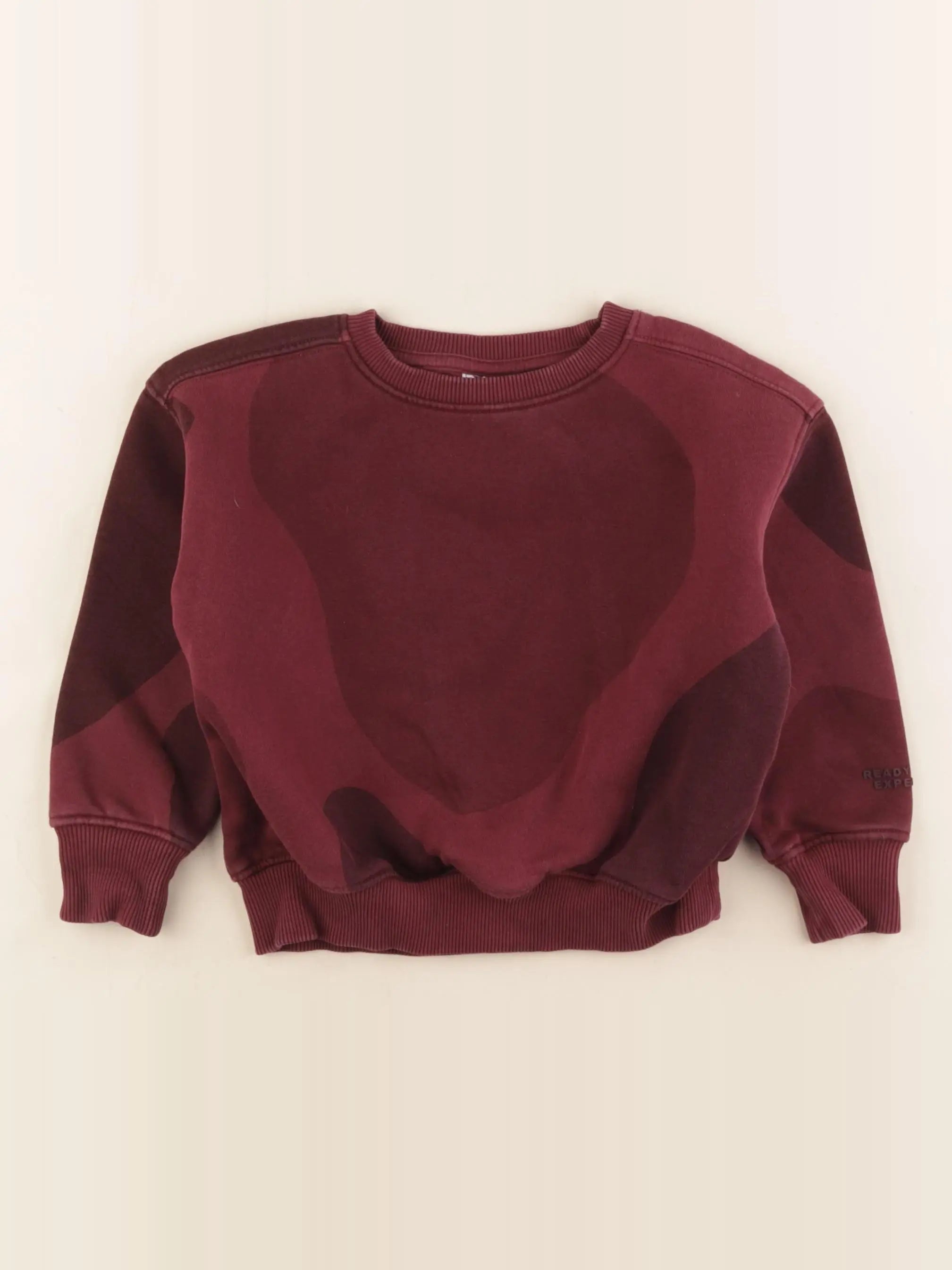 Tape à l'oeil - sweat rouge - 2/3 ans