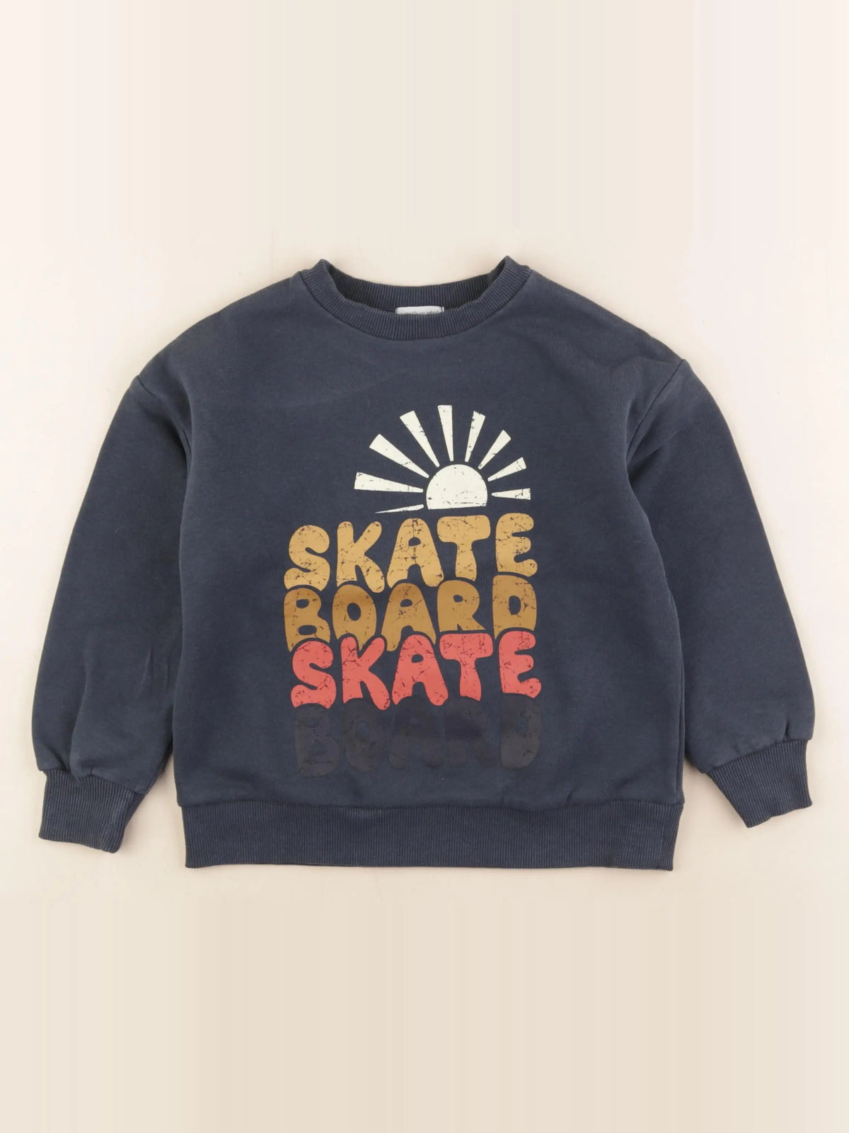 Vertbaudet - sweat bleu - 5 ans