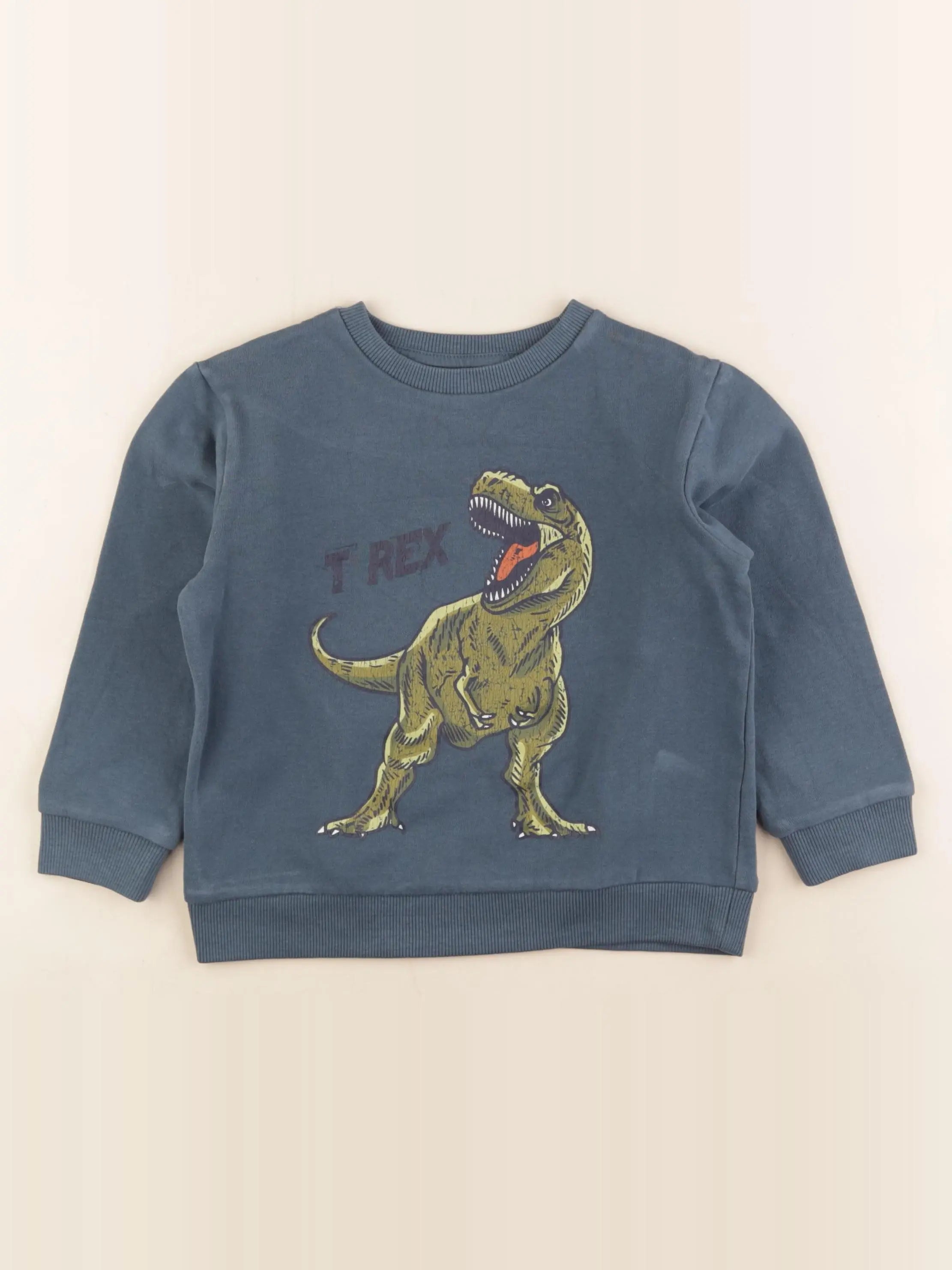 Vertbaudet - sweat vert - 5 ans