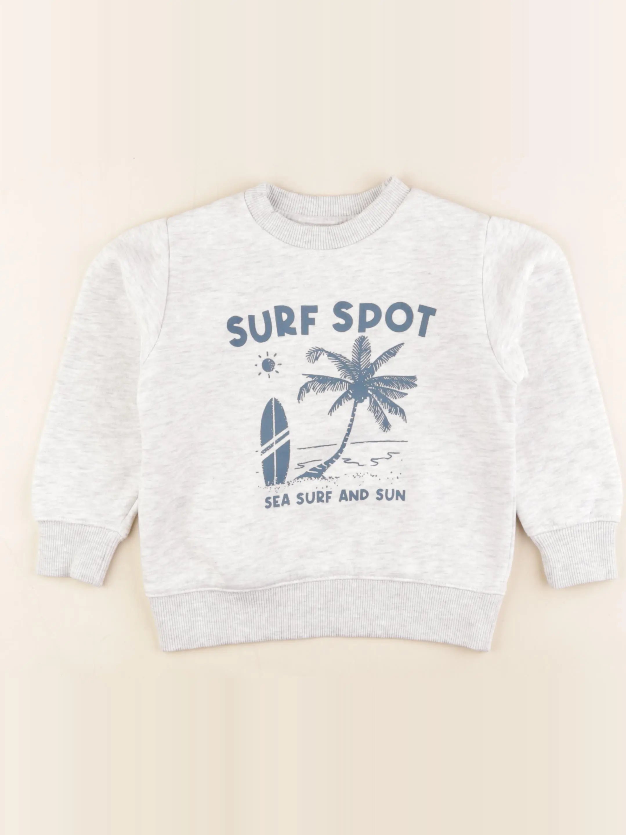 Vertbaudet - sweat gris - 5 ans