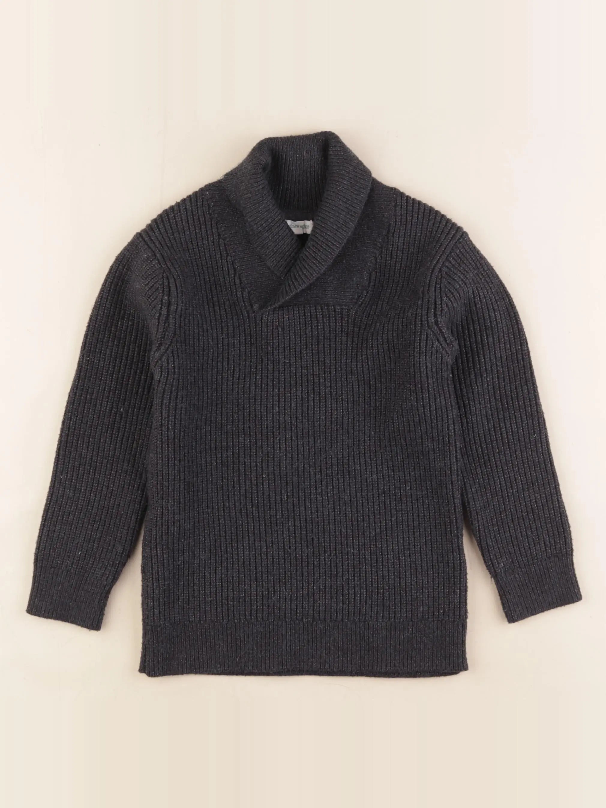 Vertbaudet - pull gris - 6 ans