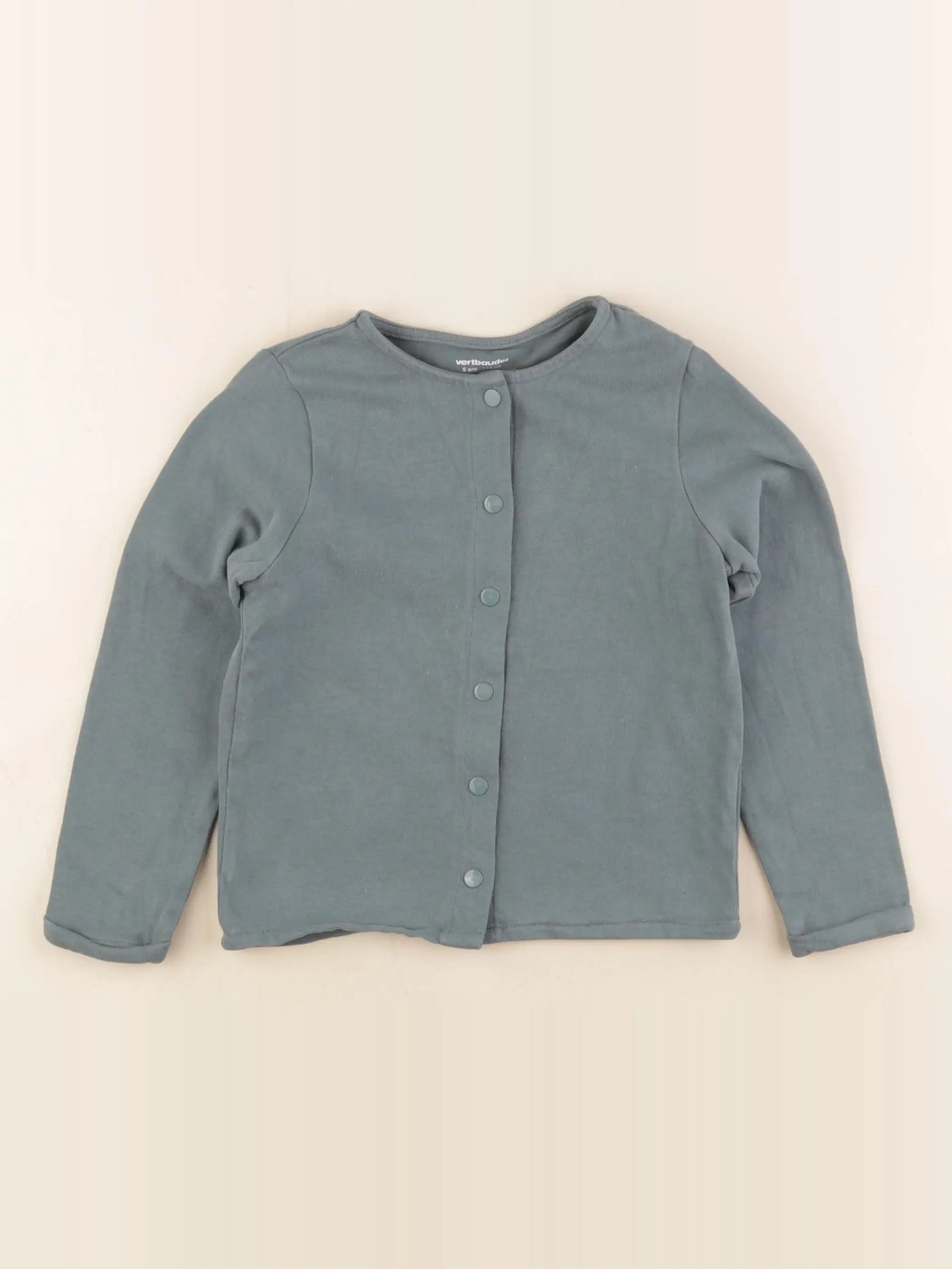Vertbaudet - tee-shirt vert - 5 ans