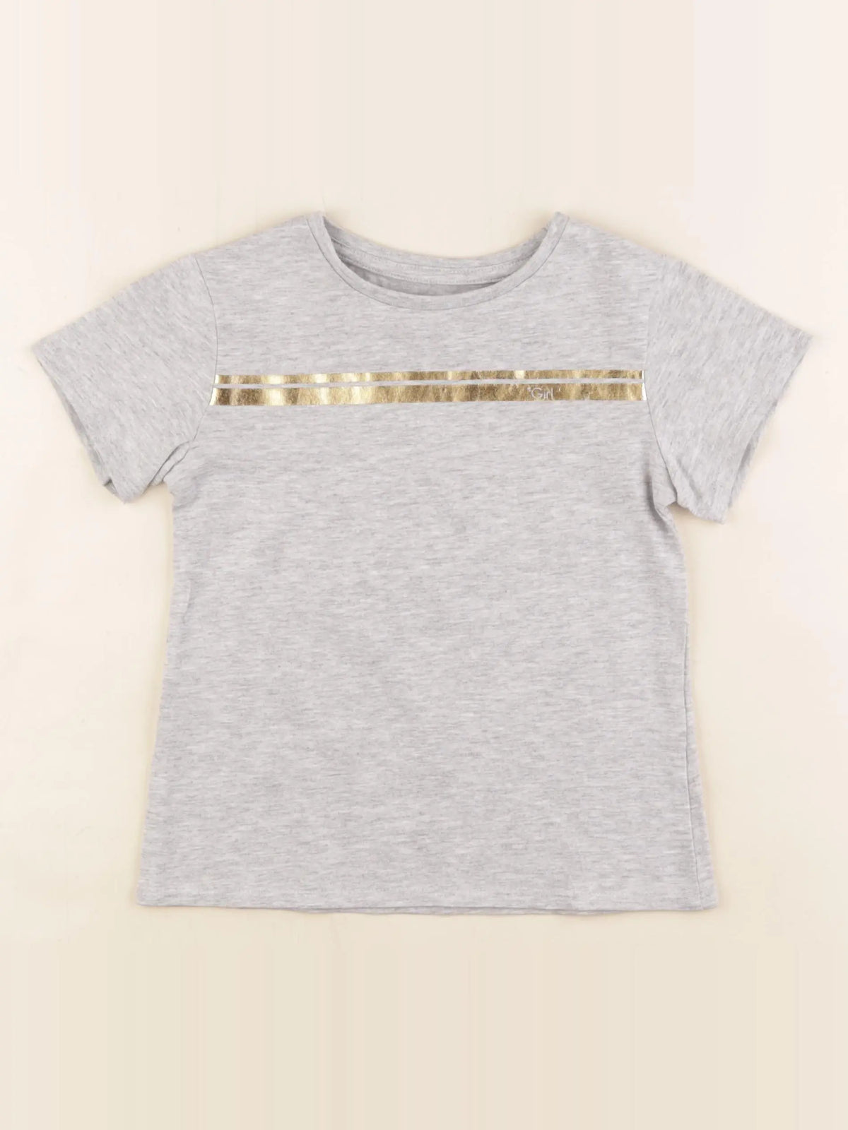 Vertbaudet - tee-shirt gris - 5 ans