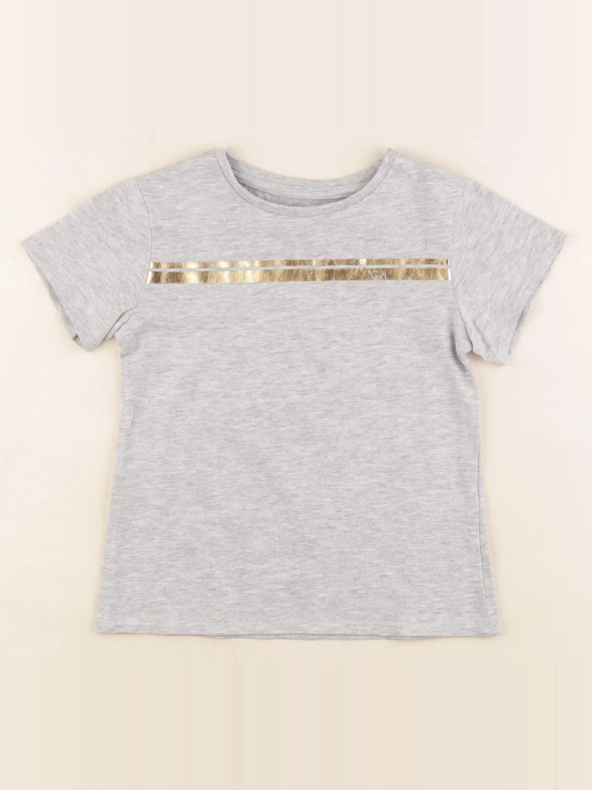 Vertbaudet - tee-shirt gris - 5 ans