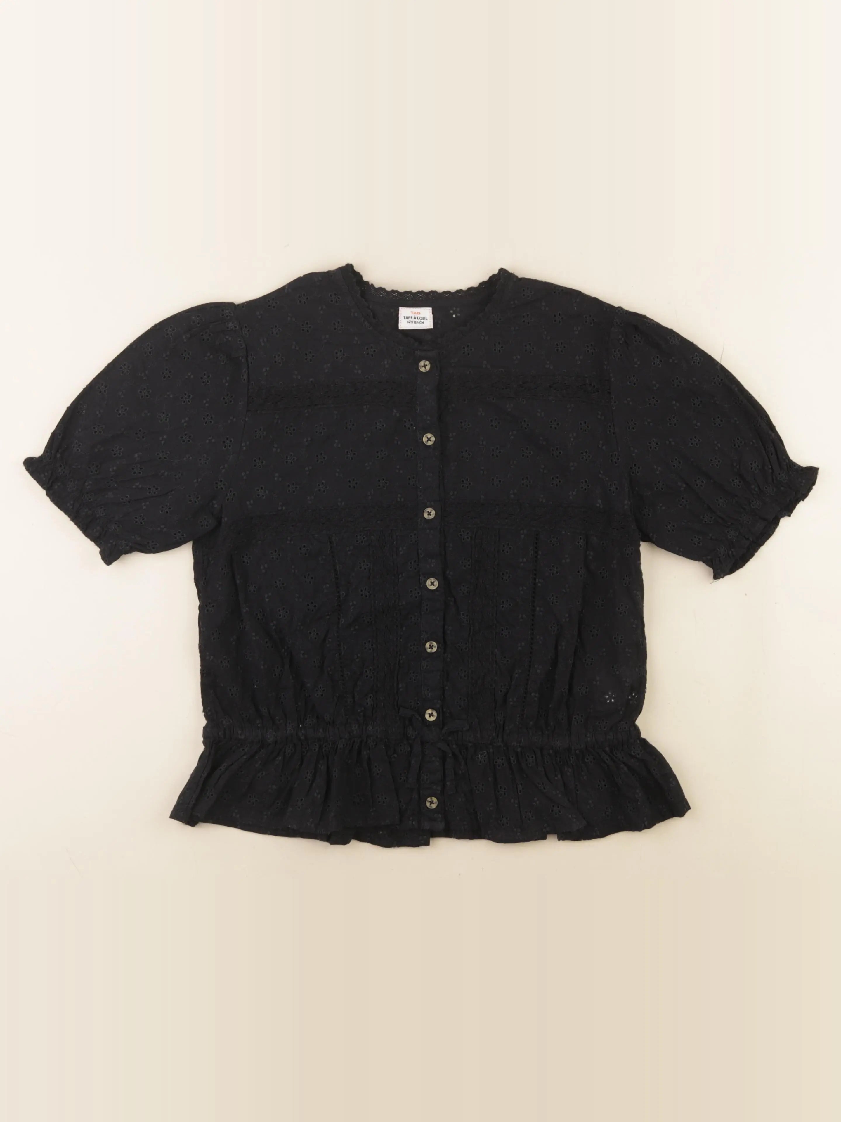 Tape à l'oeil - blouse noir - 14 ans
