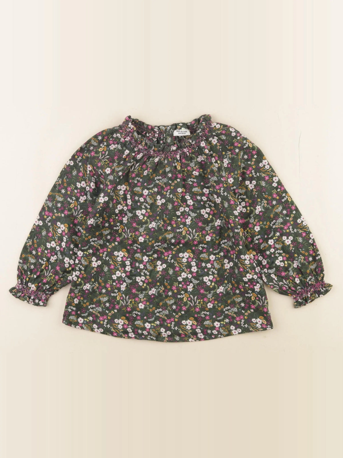 Tape à l'oeil - blouse vert - 36 mois