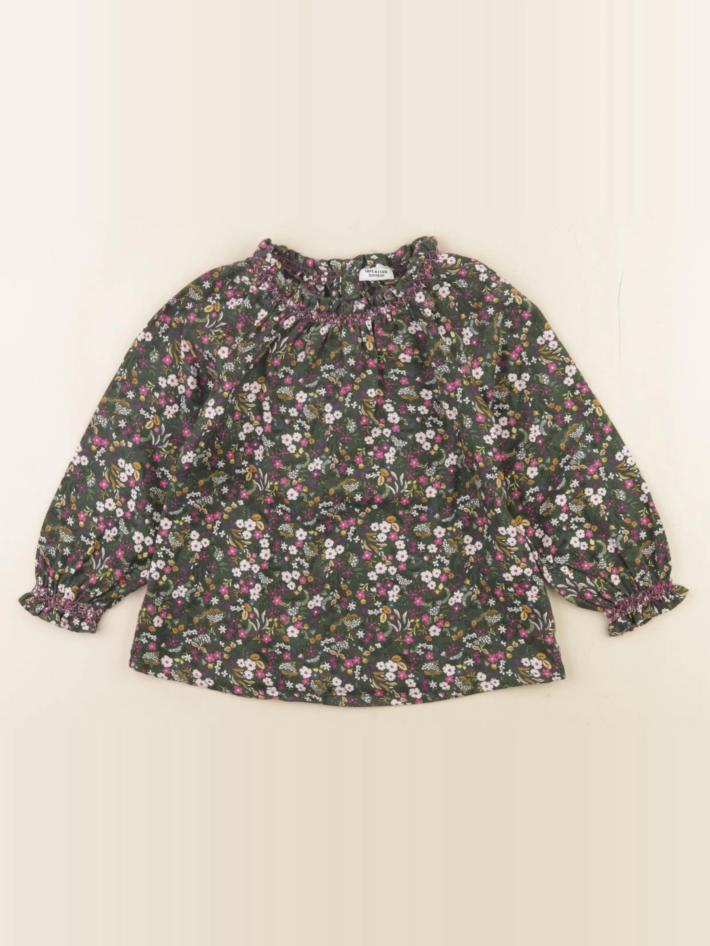 Tape à l'oeil - blouse vert - 36 mois