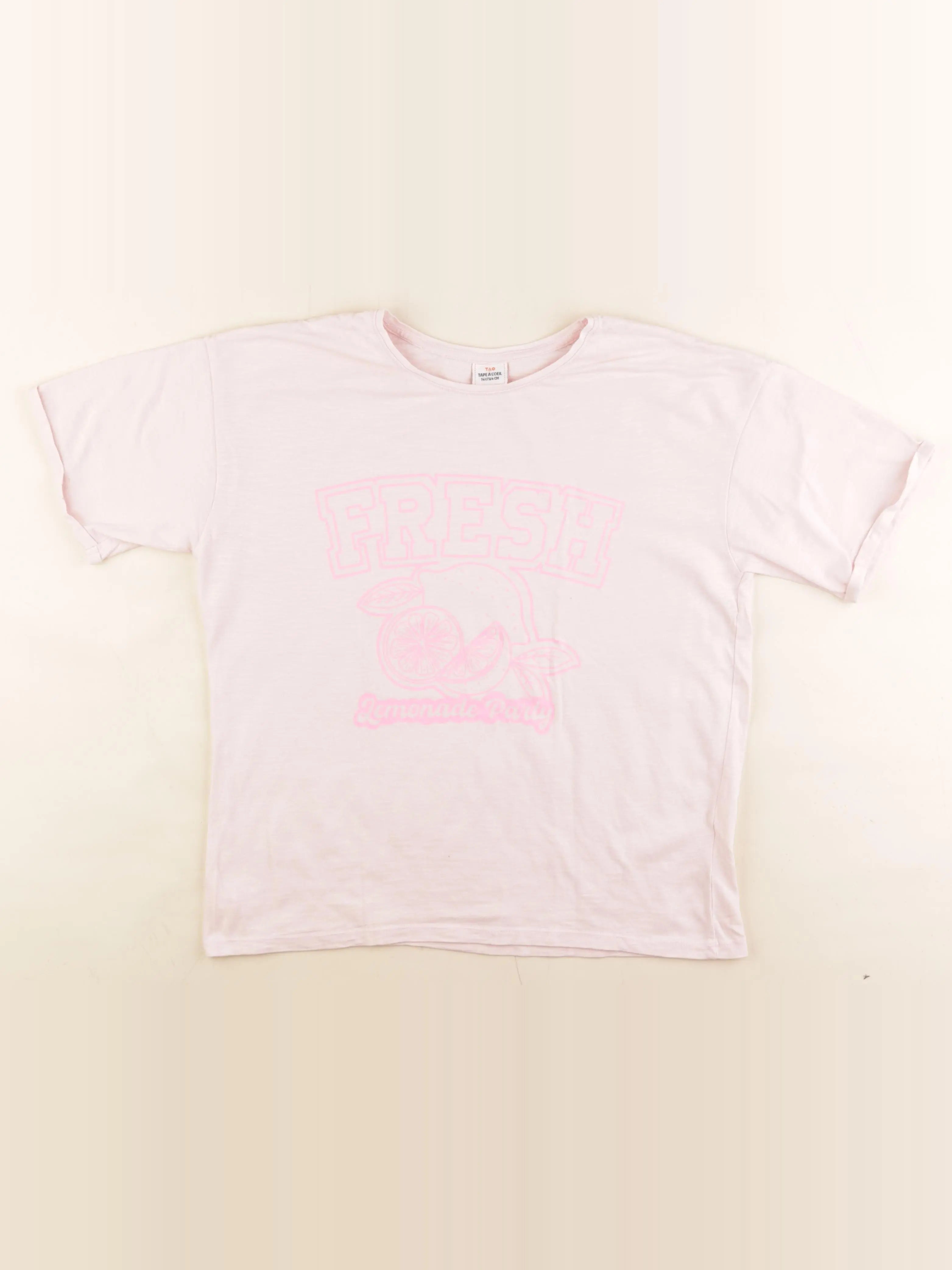 Tape à l'oeil - tee-shirt rose - 14 ans