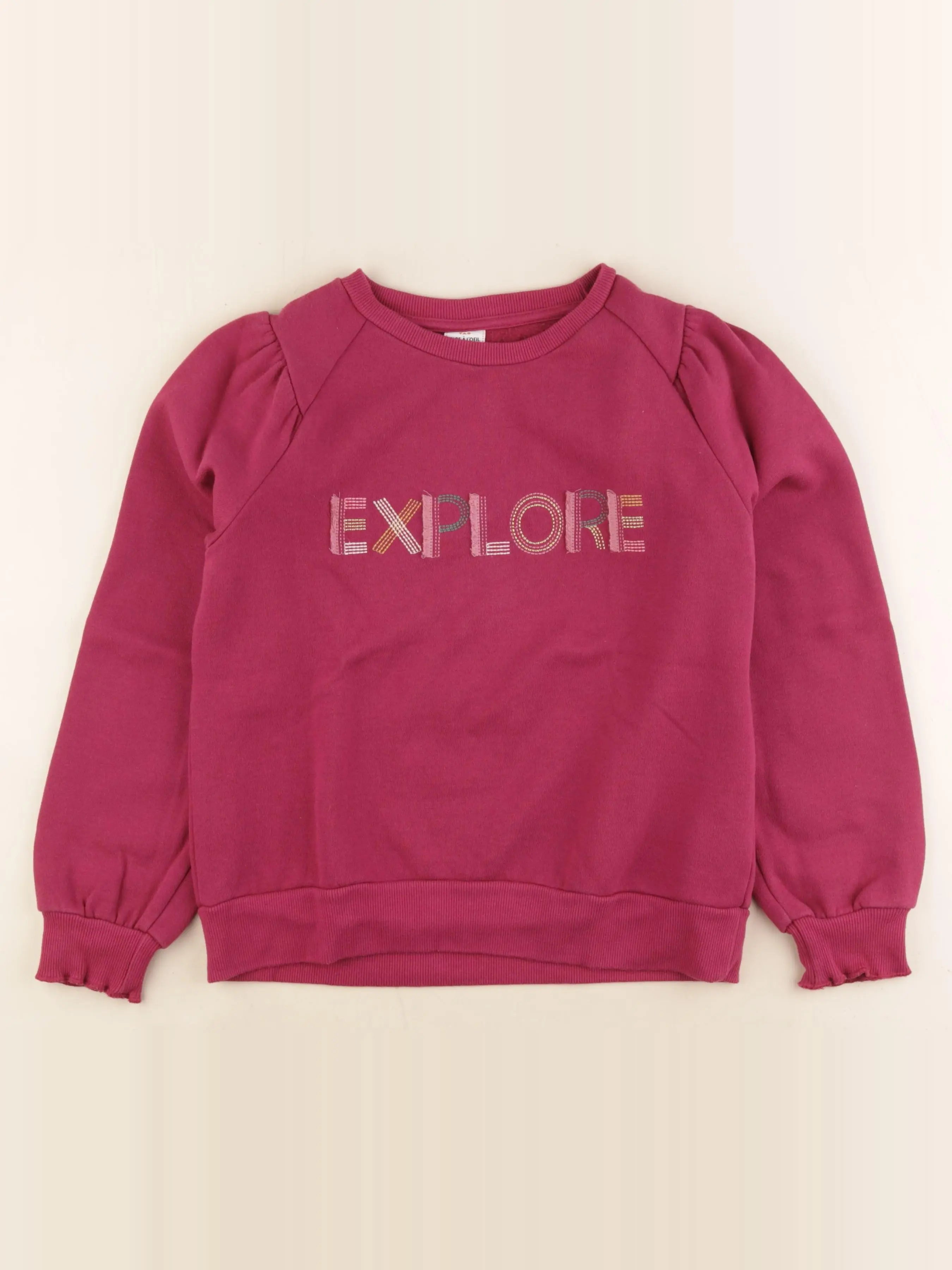 Tape à l'oeil - sweat rose - 14 ans