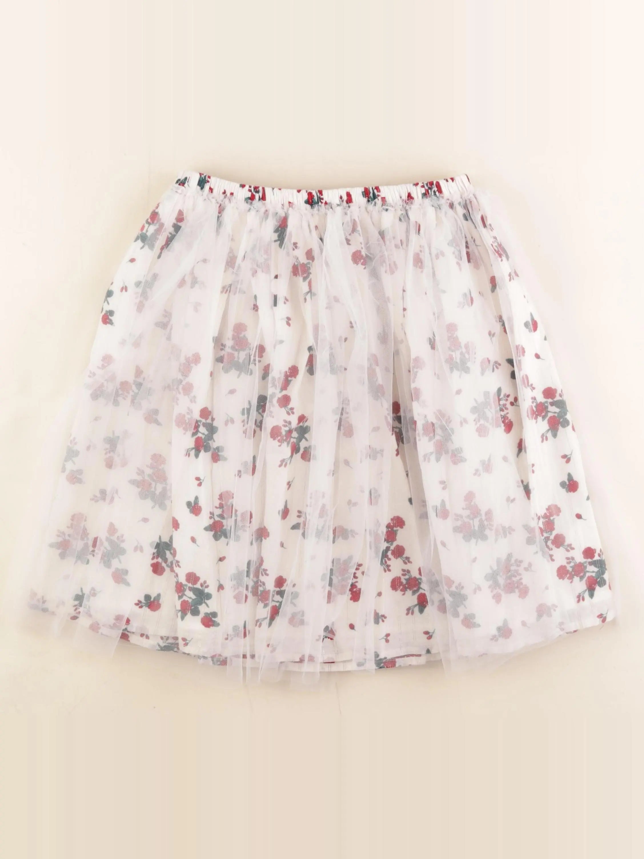 Tape à l'oeil - jupe blanc, rouge - 14 ans