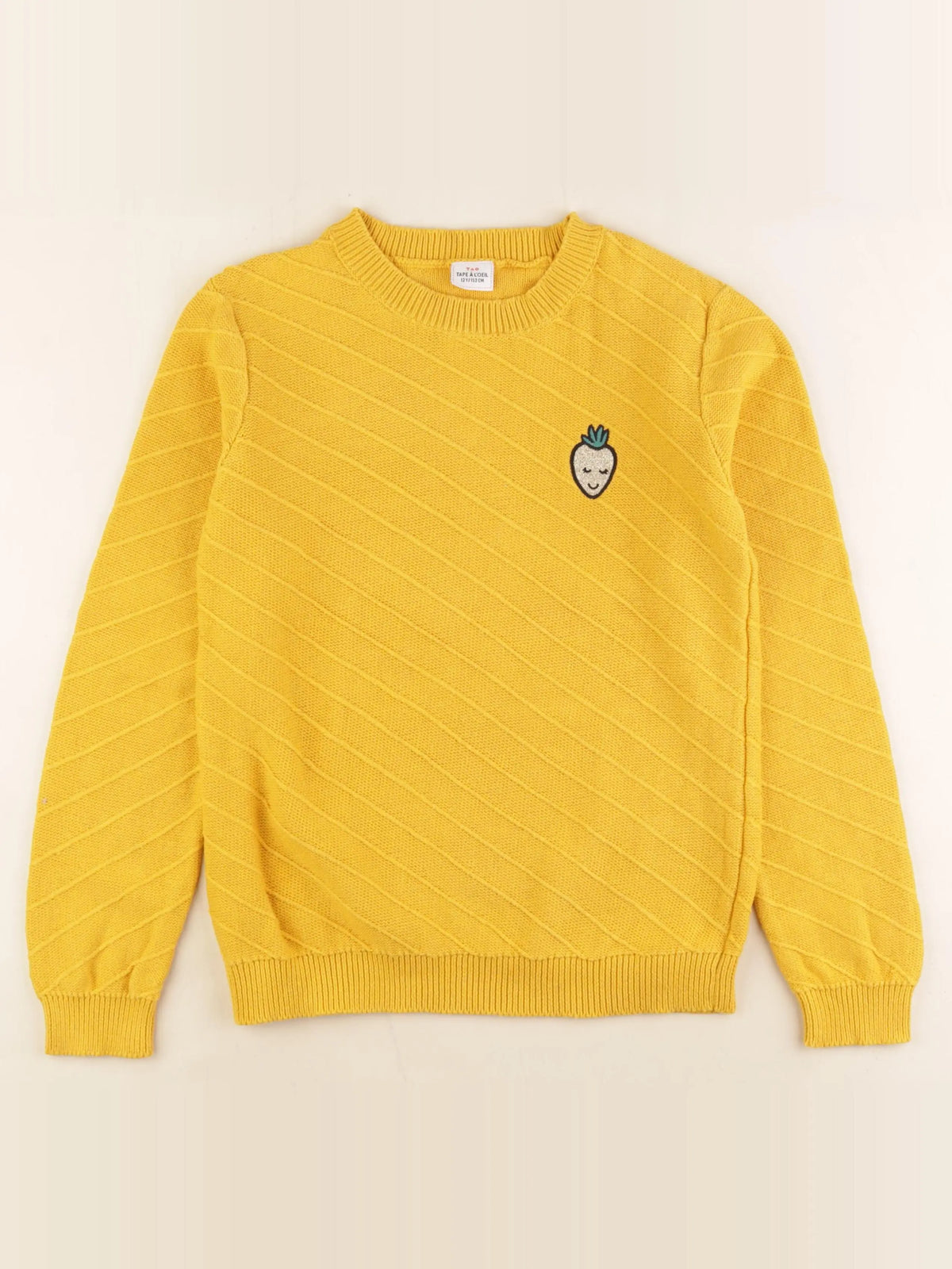 Tape à l'oeil - pull jaune - 12 ans