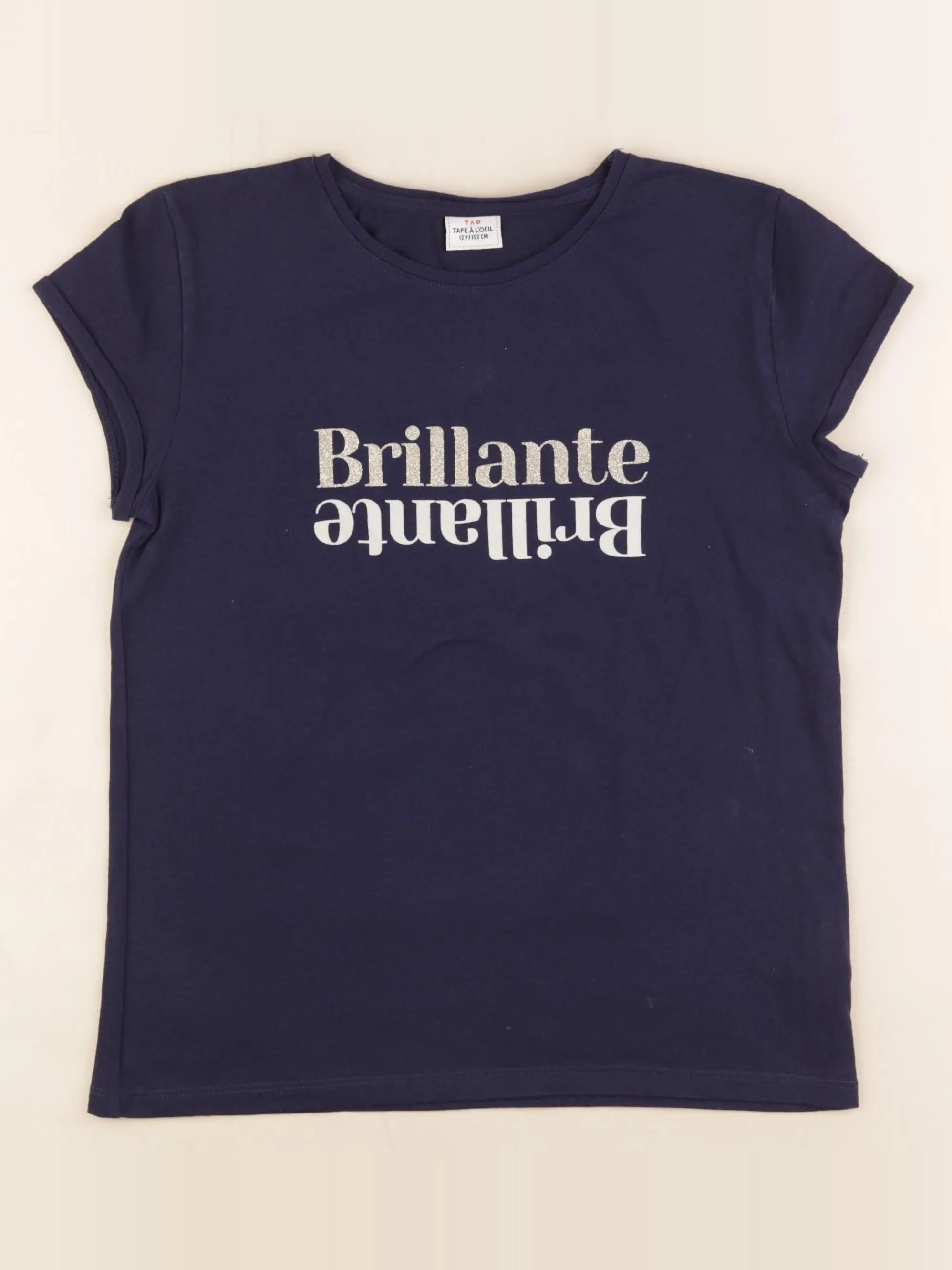 Tape à l'oeil - tee-shirt bleu - 12 ans