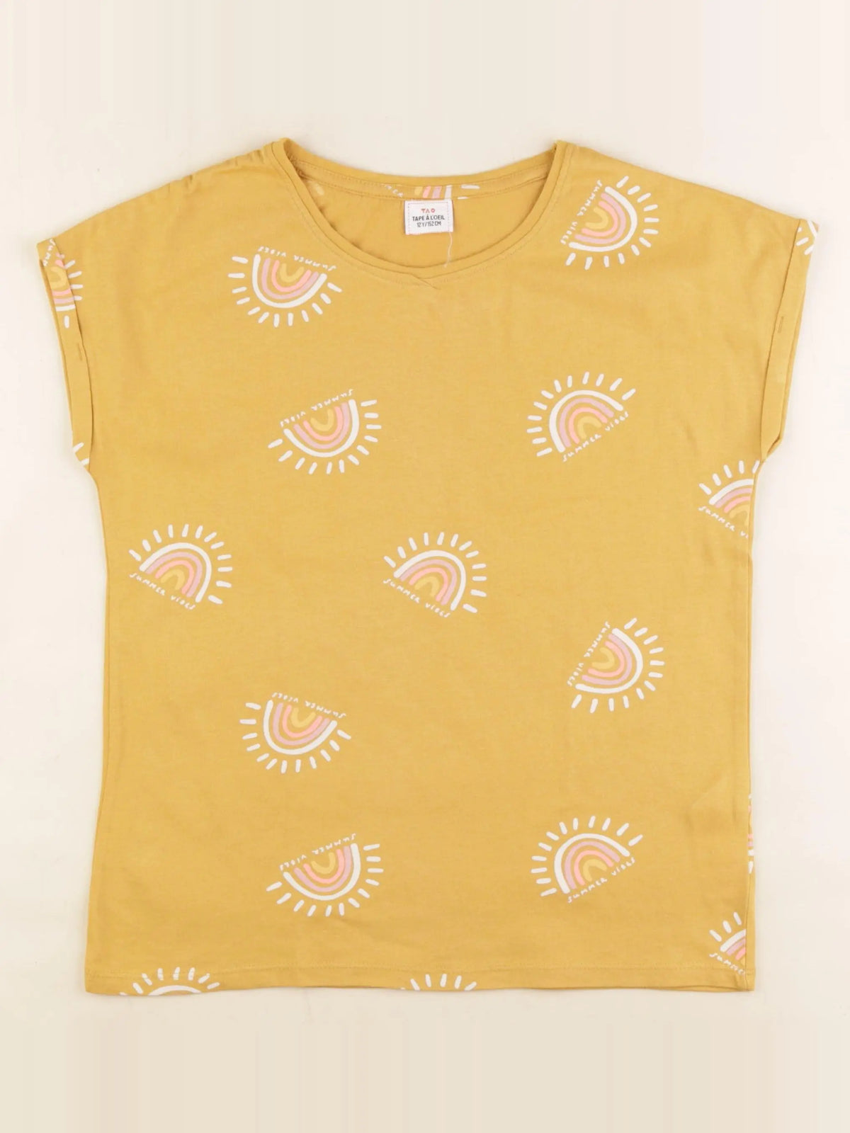Tape à l'oeil - tee-shirt jaune - 12 ans