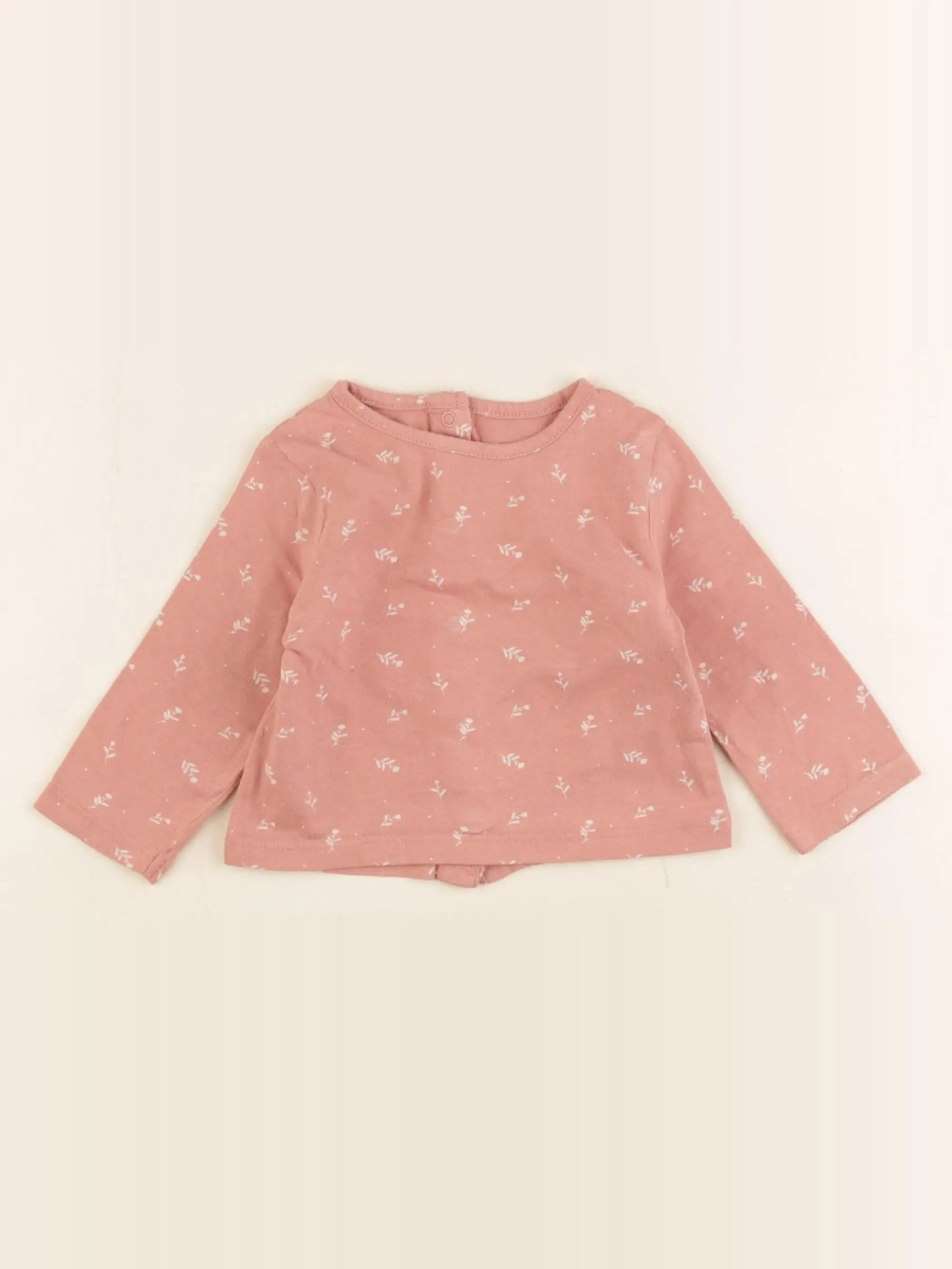 Vertbaudet - tee-shirt rose - 3 mois