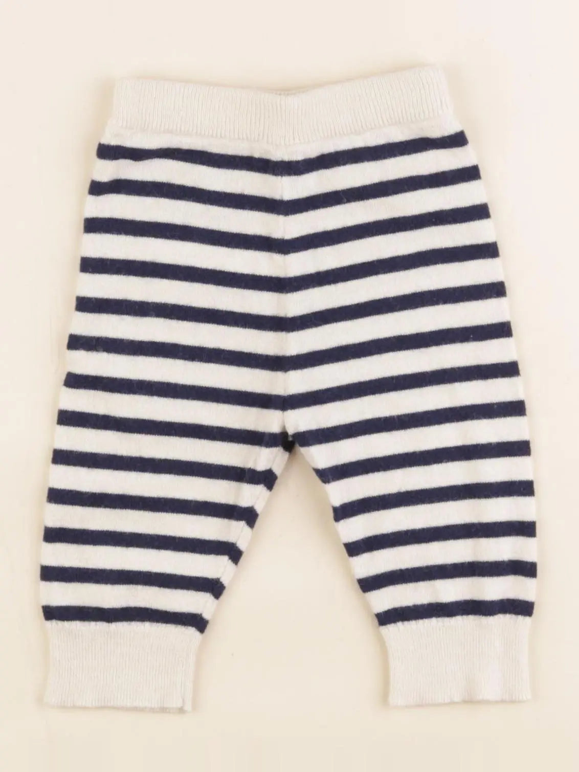 Petit Bateau - pantalon bleu, beige - 3 mois