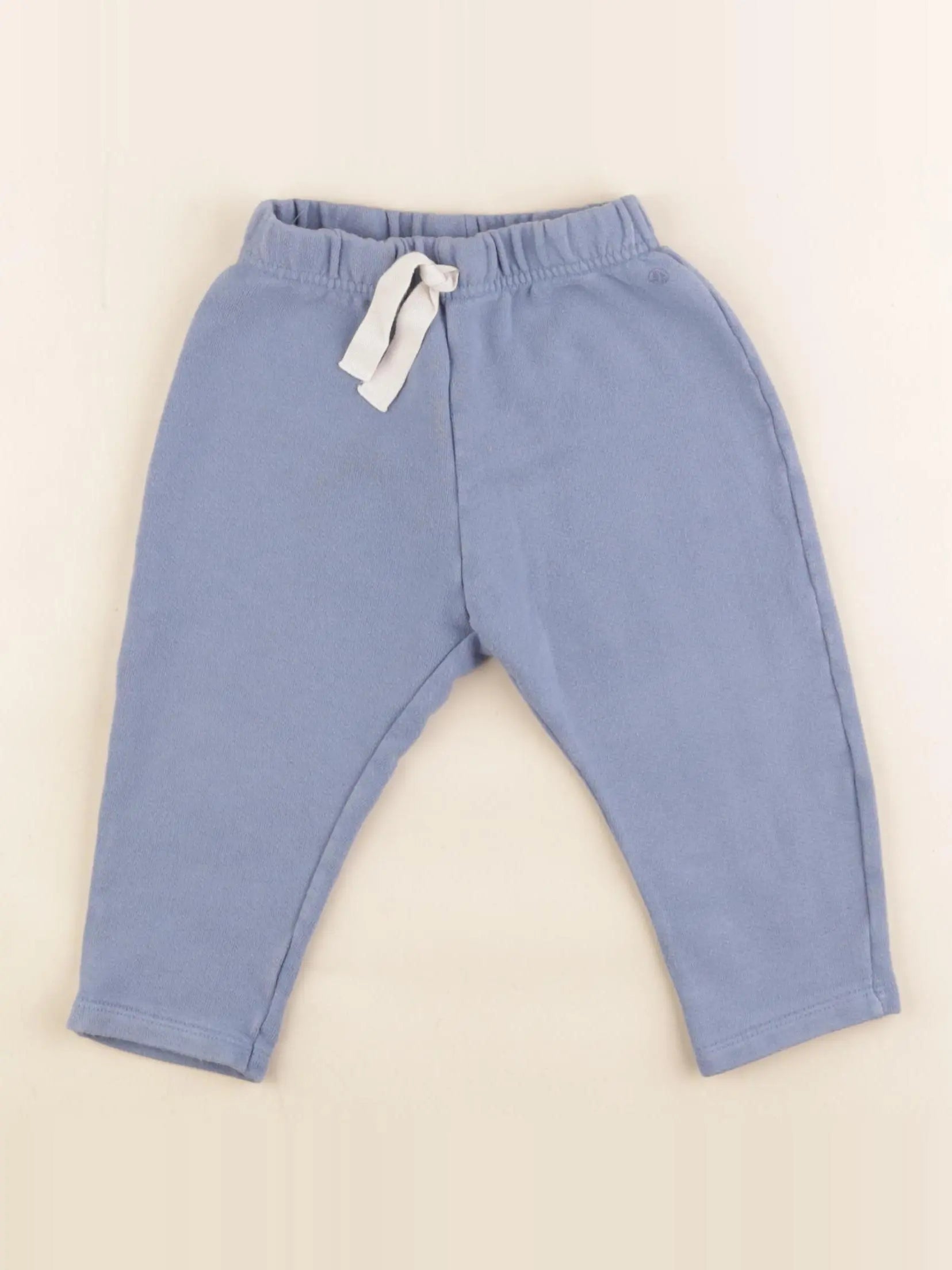 Petit Bateau - pantalon bleu - 18 mois