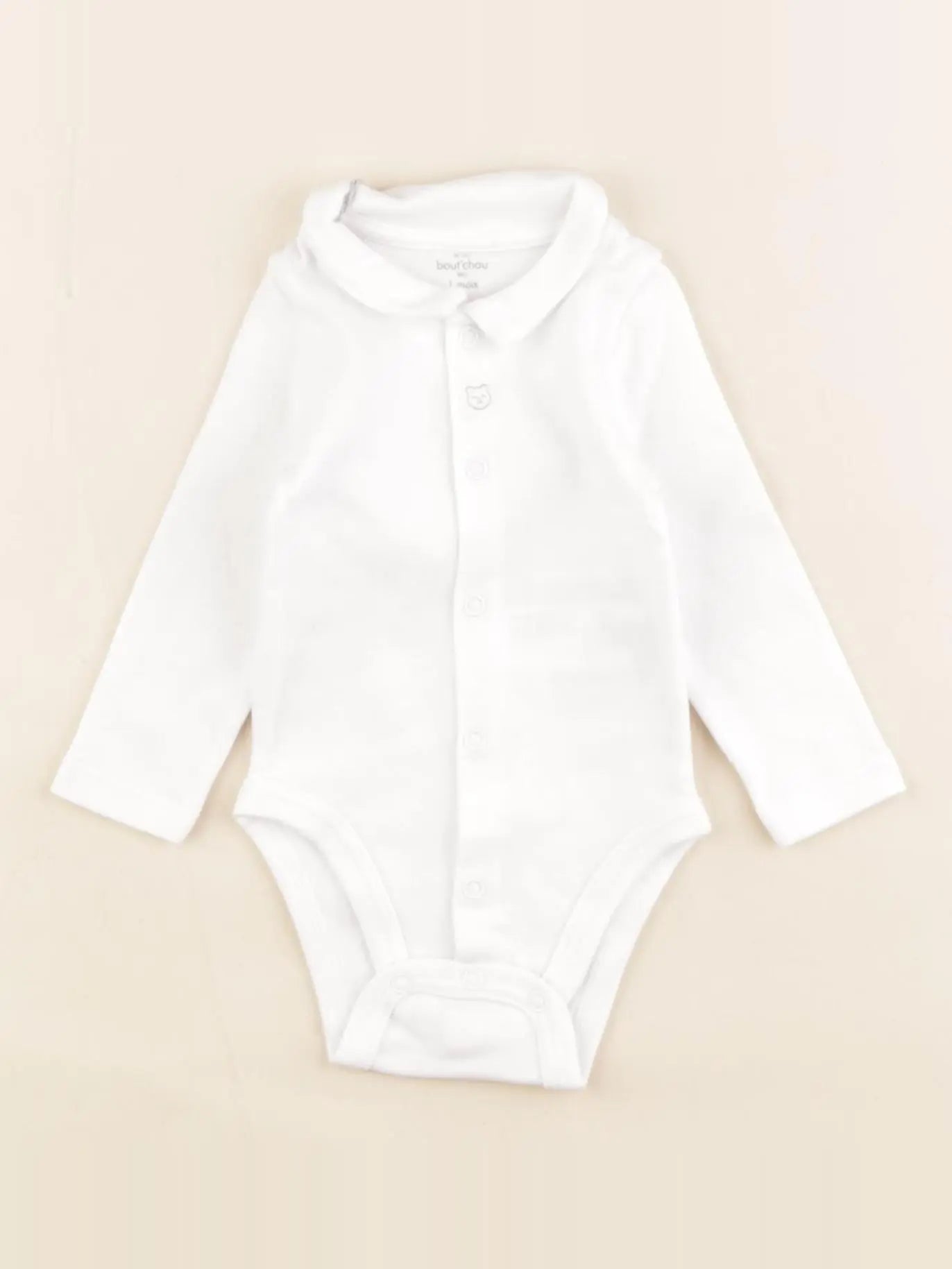 Boutchou - body à col blanc - 1 mois