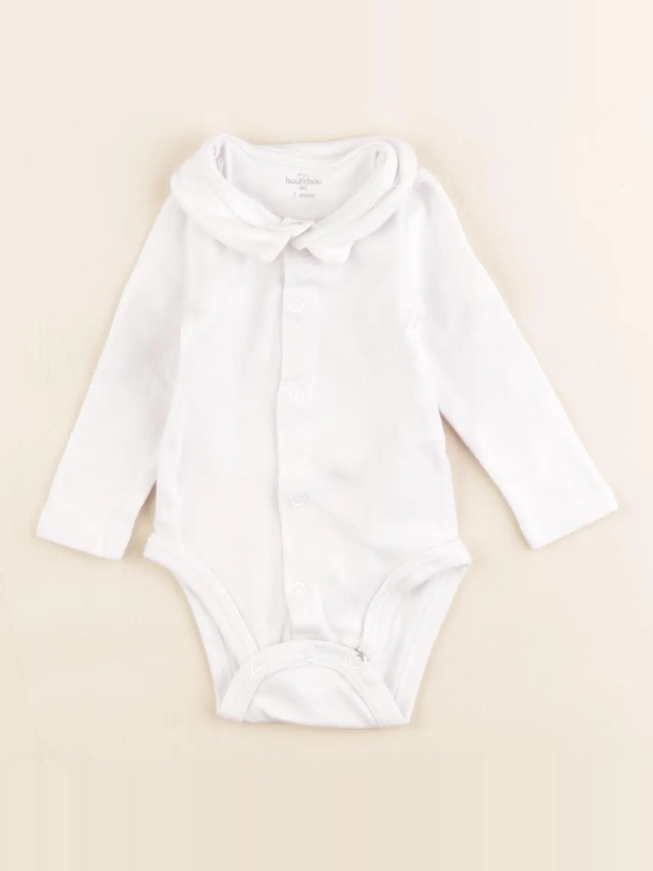 Boutchou - body à col blanc - 1 mois
