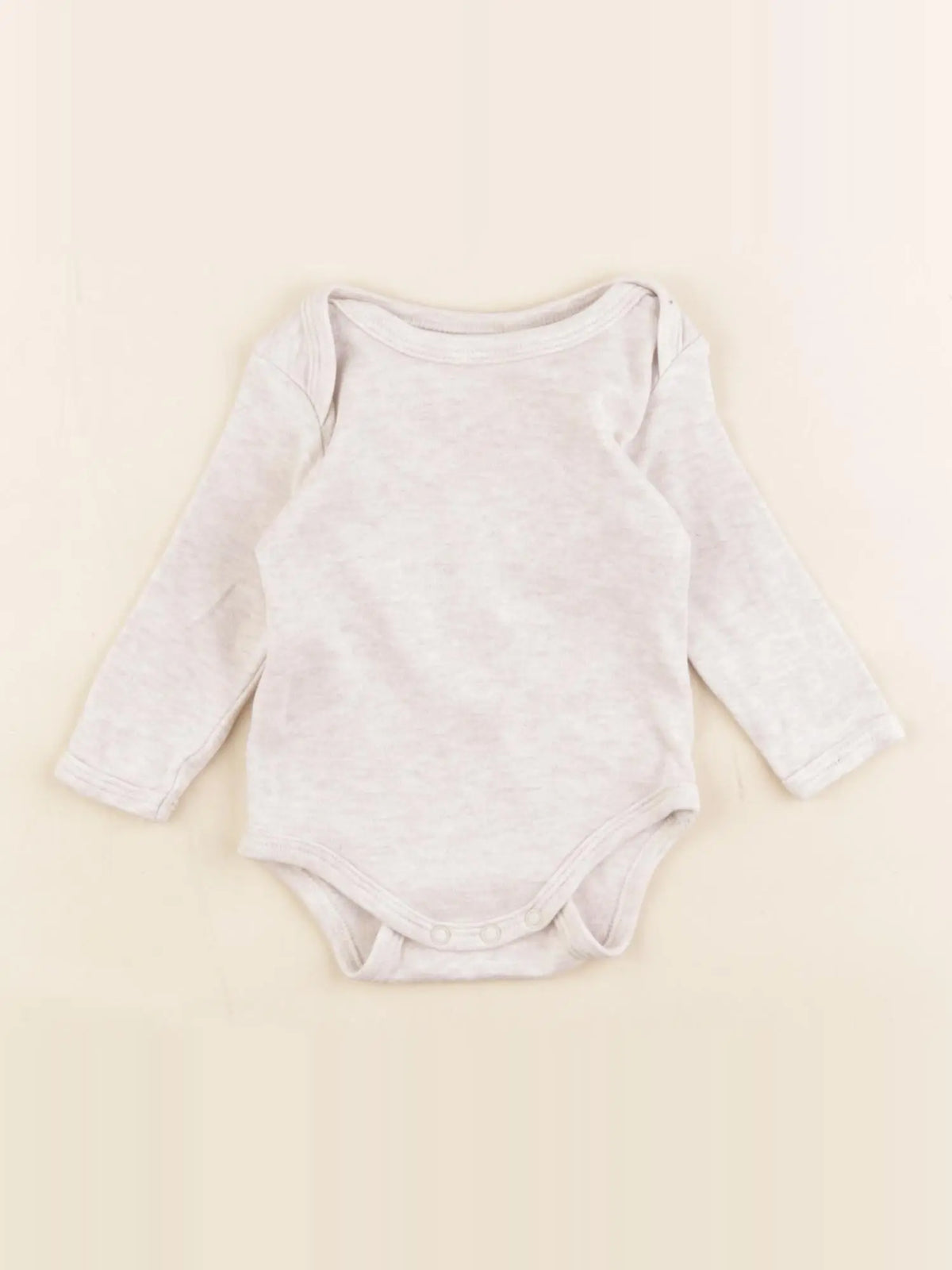 Vertbaudet - body beige - 3 mois